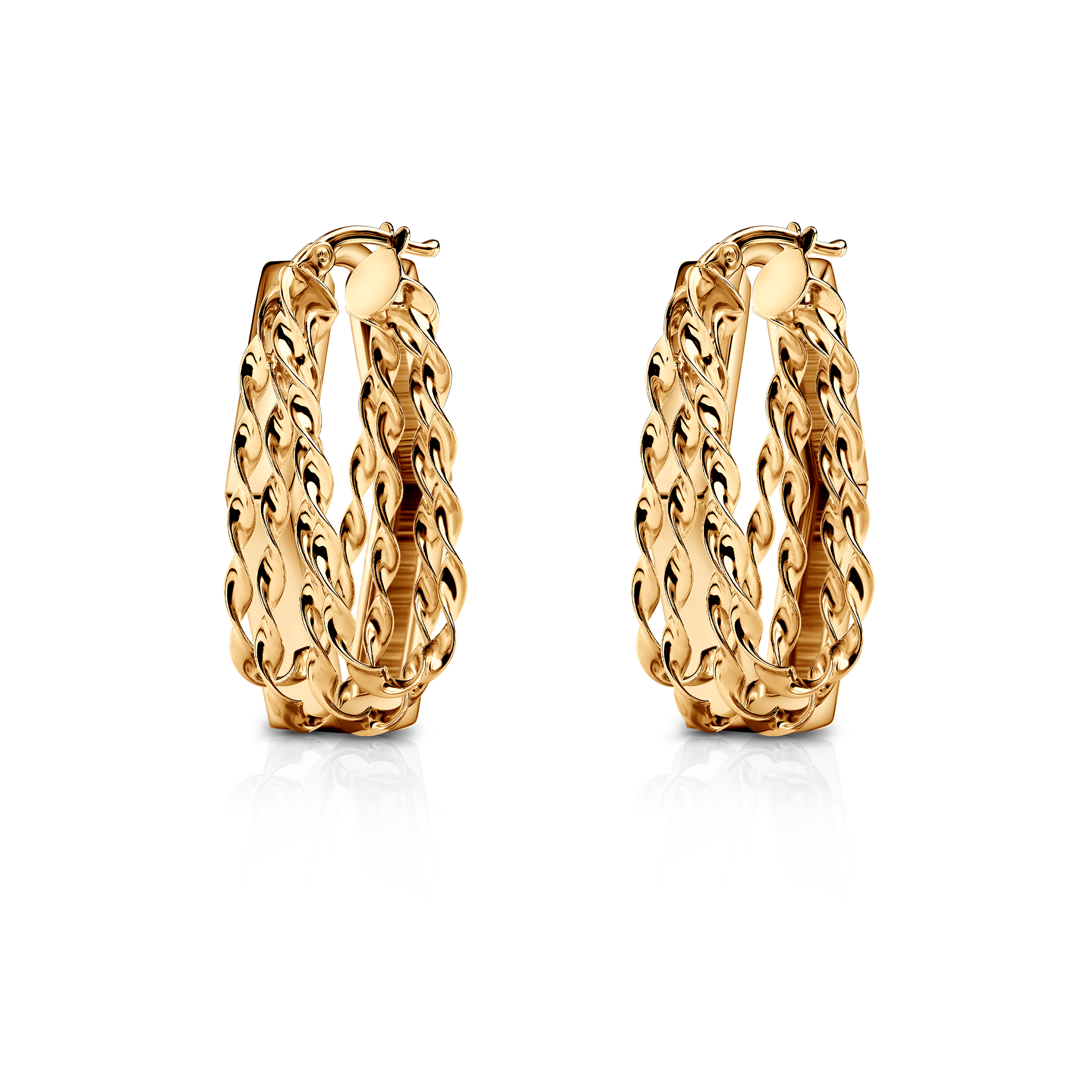 Náušnice SAVICKI: žluté zlato