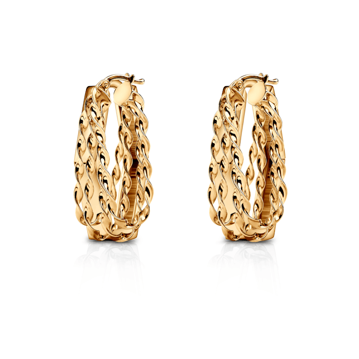 Náušnice SAVICKI: žluté zlato