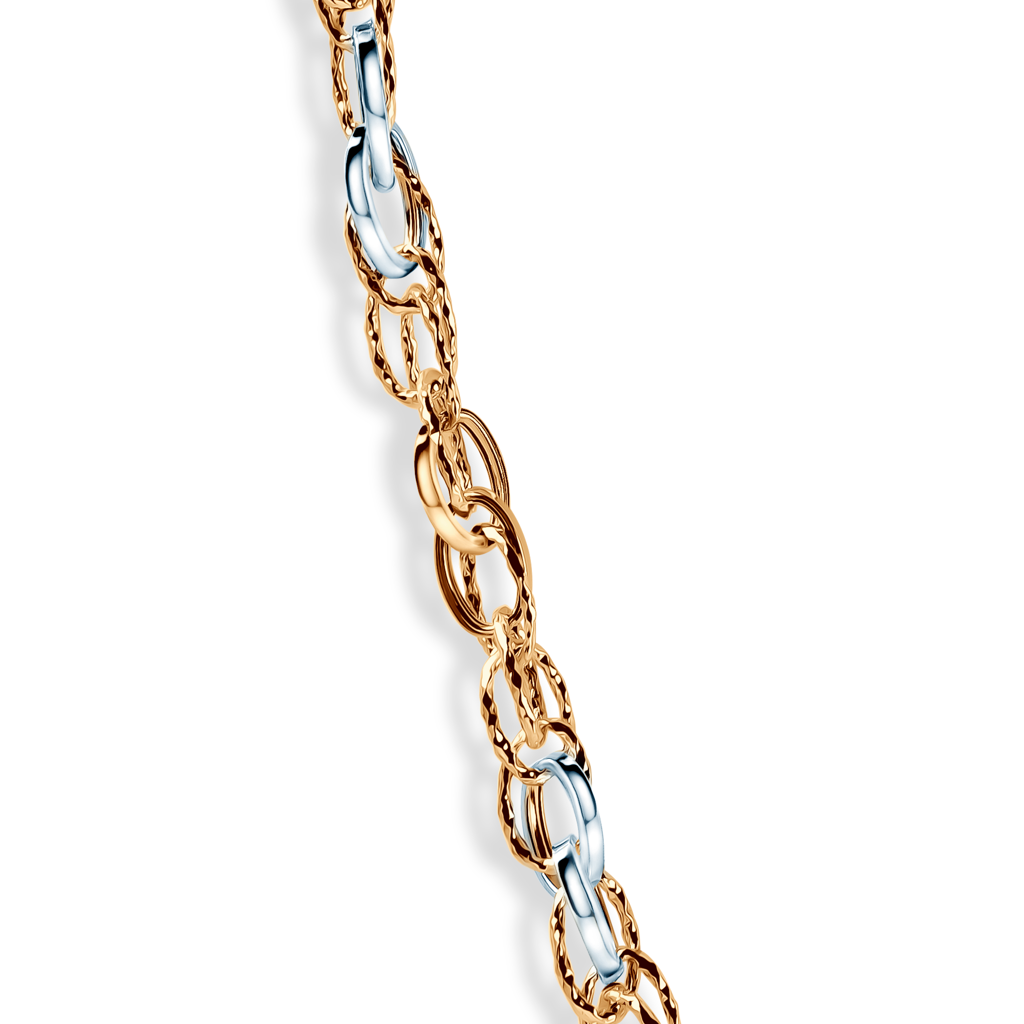 Naszyjnik Savicki 5,0mm: dwukolorowe złoto 585