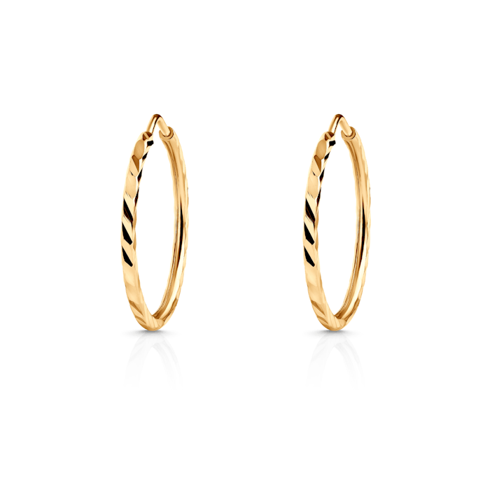 Náušnice SAVICKI: žluté zlato