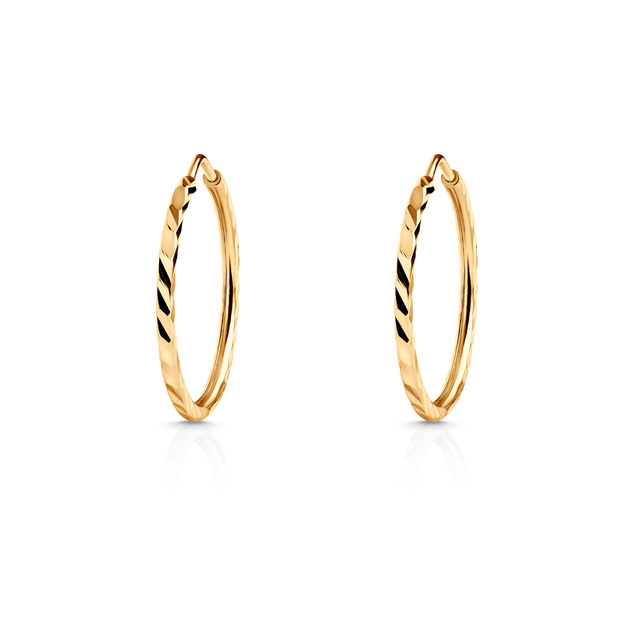 Náušnice SAVICKI: žlté zlato