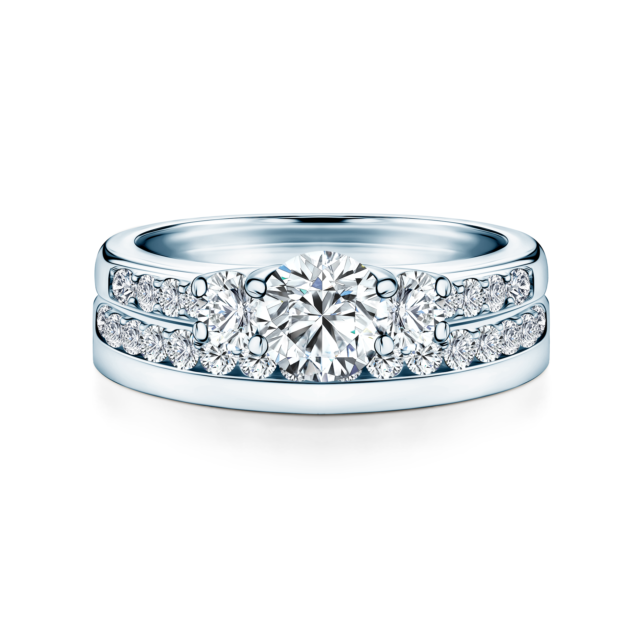 Verlobungsring Dream: Weißgold, Schwarz Diamant