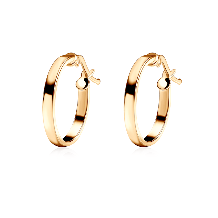 Náušnice SAVICKI: žluté zlato