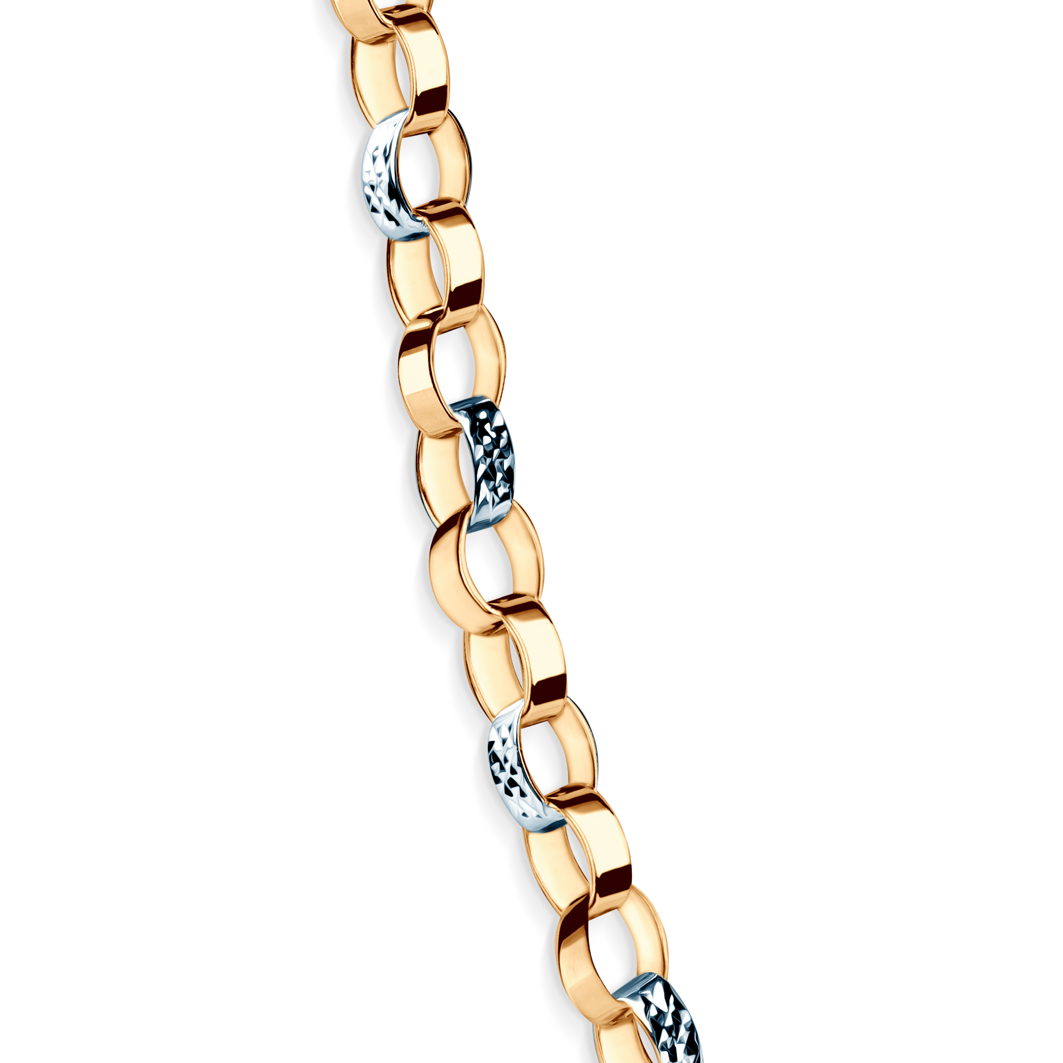 Naszyjnik Savicki 5,0mm: dwukolorowe złoto 585