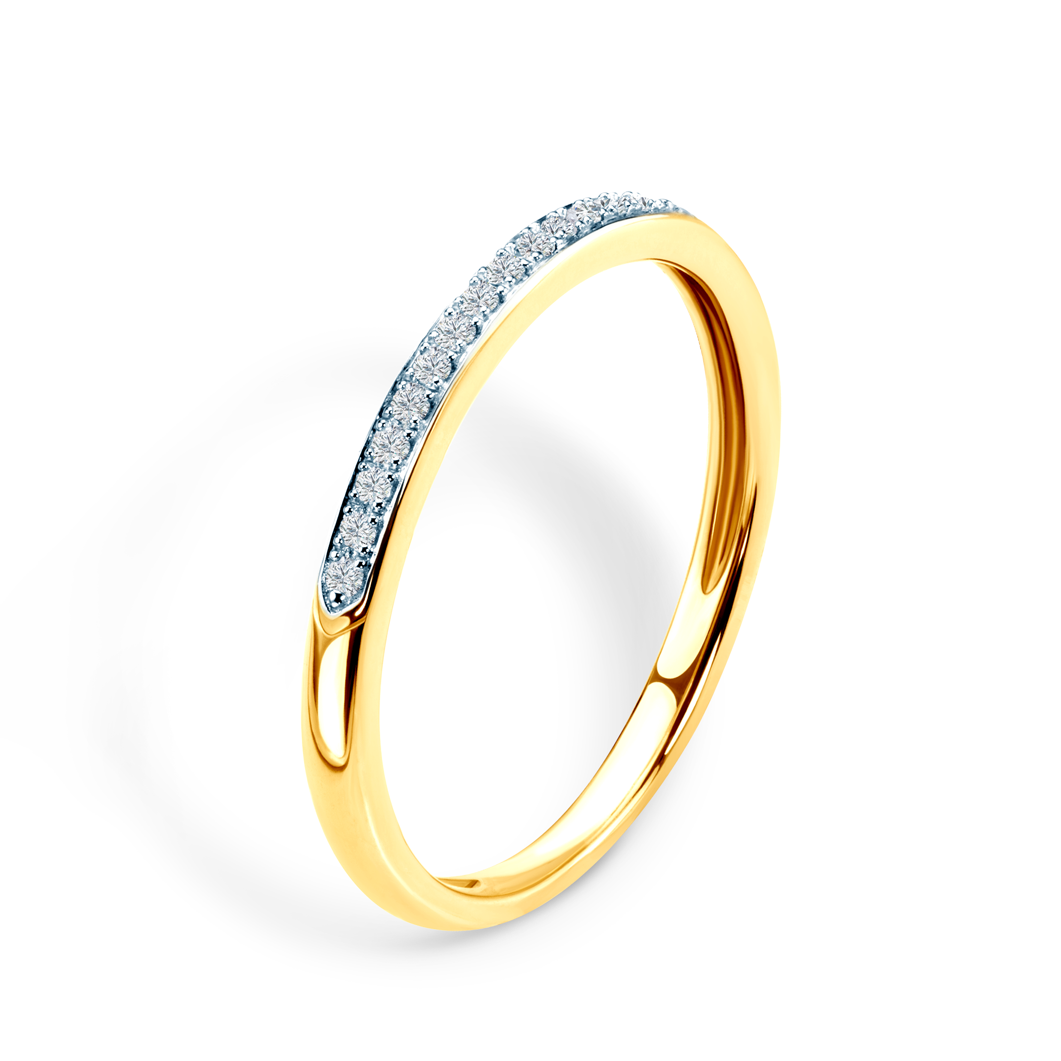 Ring Savicki: Zweifarbiges Gold, Diamanten