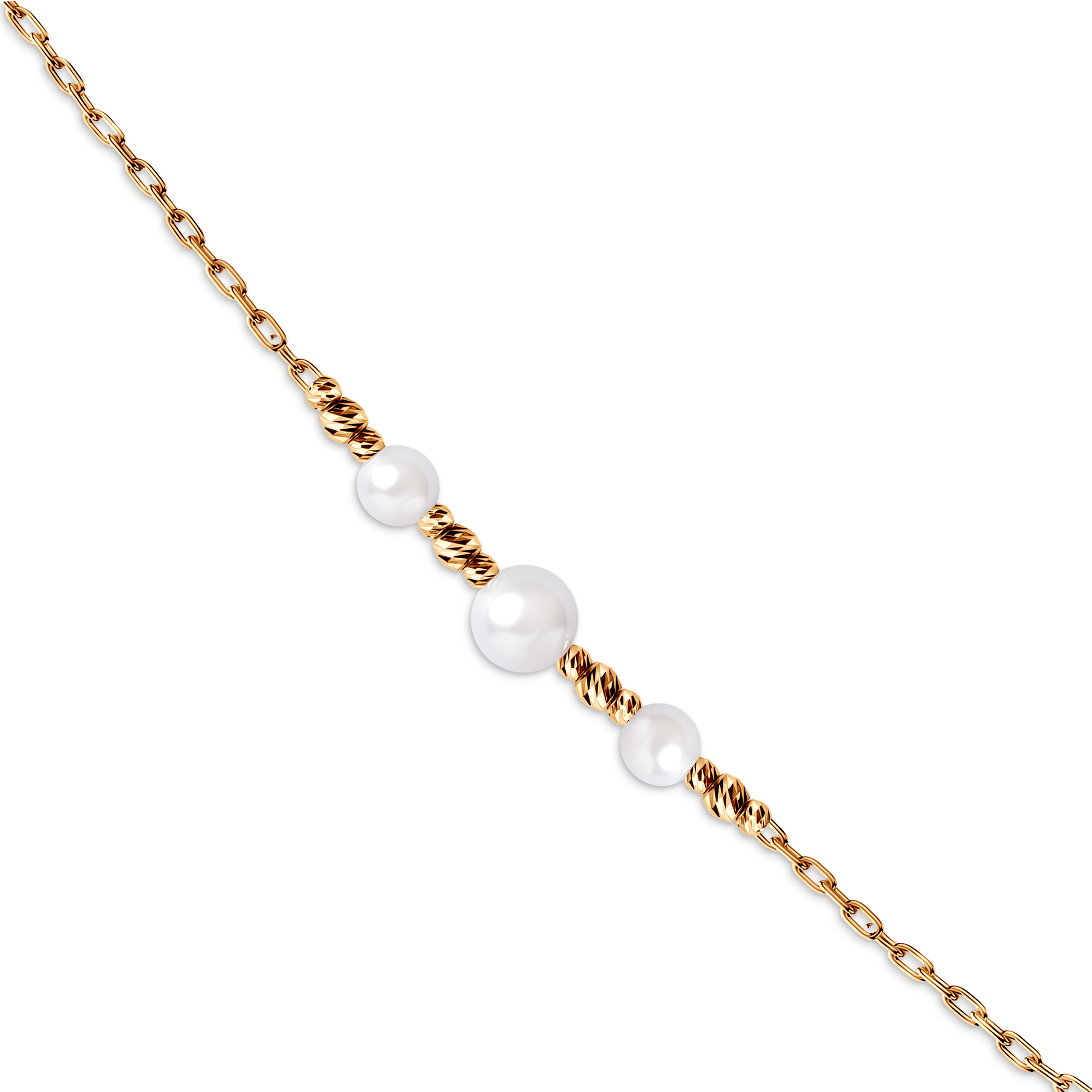 Naszyjnik złoty 585 45 cm - 3