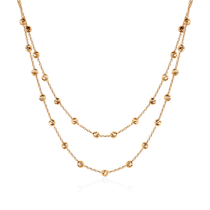 Náhrdelník SAVICKI: žlté zlato