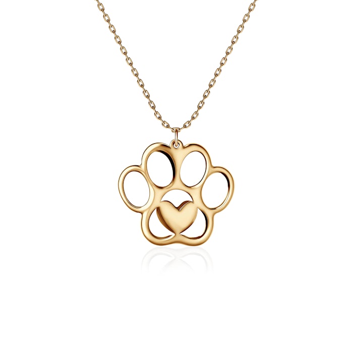 Naszyjnik łapka Savicki: złoty 585