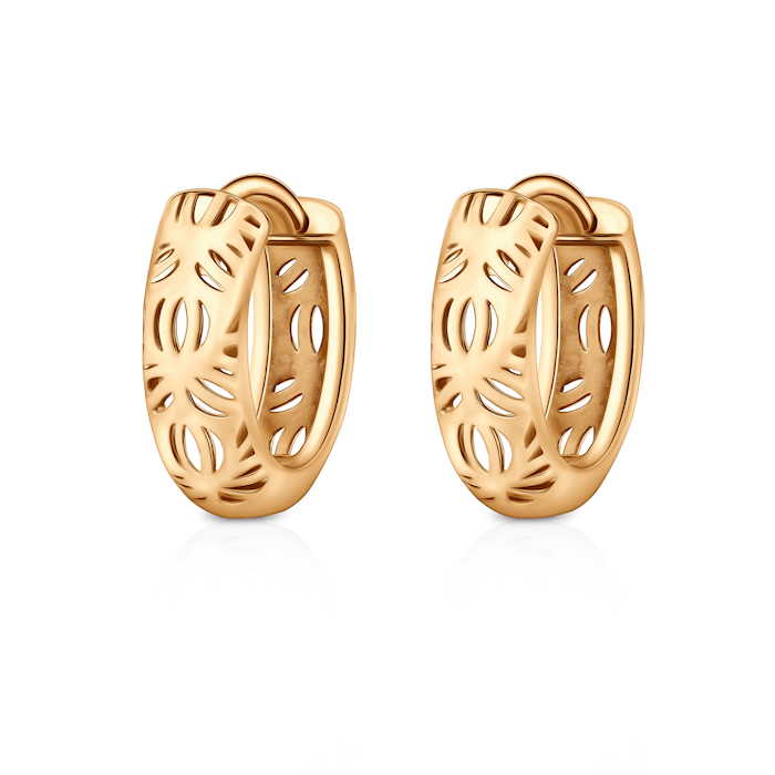 Náušnice SAVICKI: žluté zlato