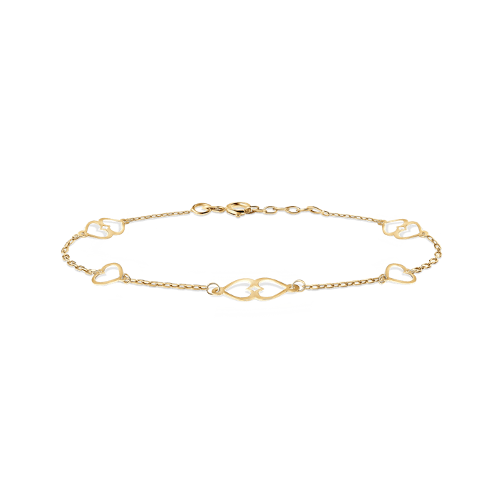 Bracelet Heart SAVICKI: gold