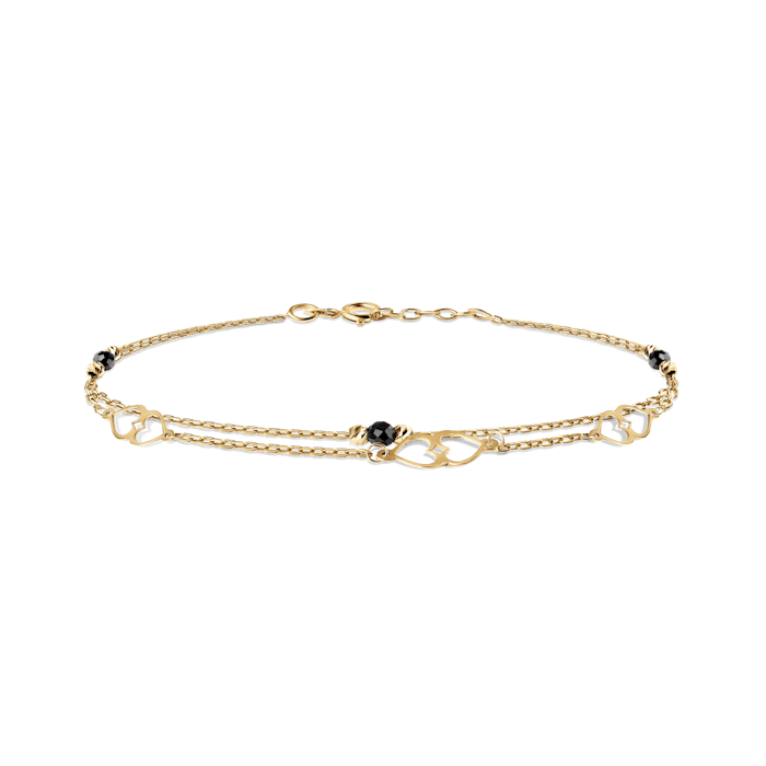Bracelet SAVICKI: gold, zirconia