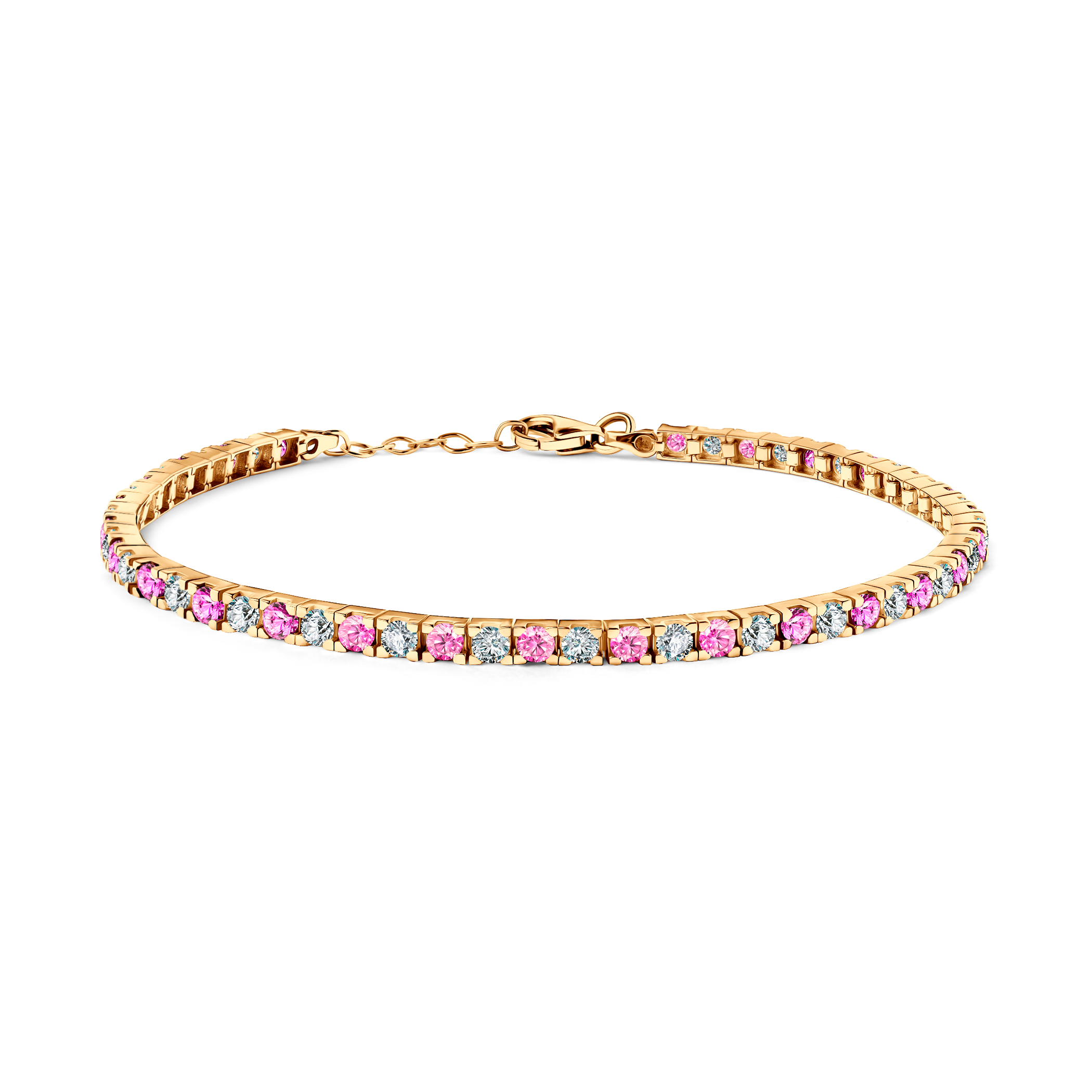 Tennis Bracelet SAVICKI: gold, zirconia
