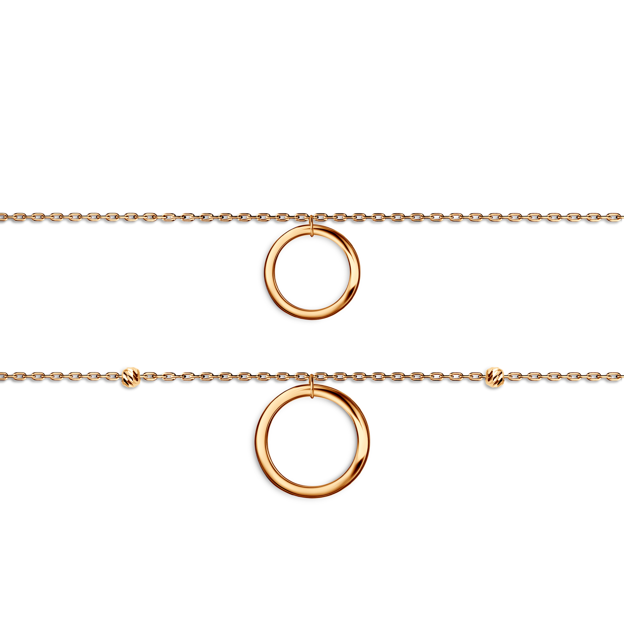 Naszyjnik koła Savicki: złoty 585 - 3