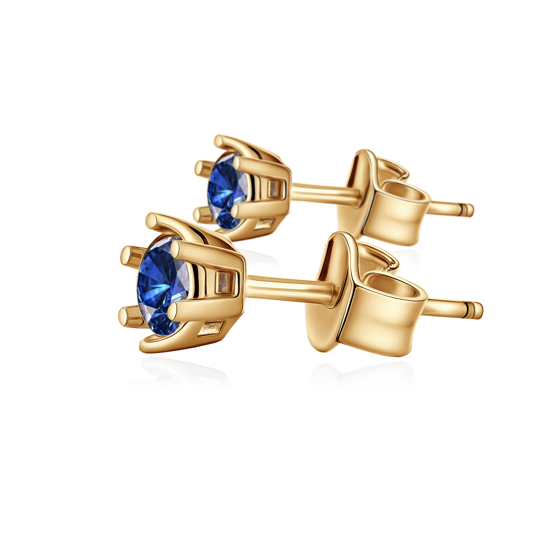 Ohrringe Savicki: Gold, Zirkonia