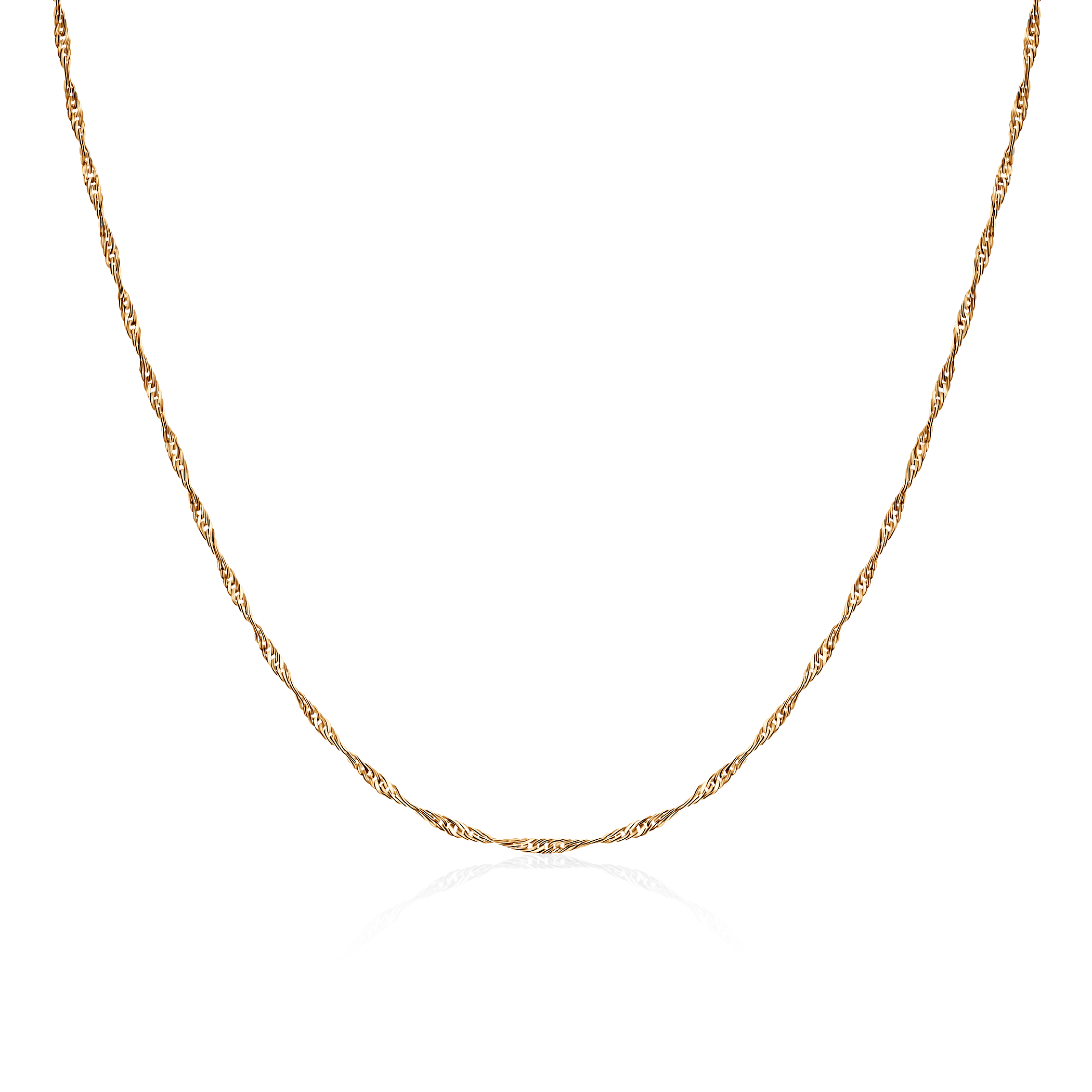 Kette SAVICKI 1,5 mm: Gold 585, Singapurkette - 3