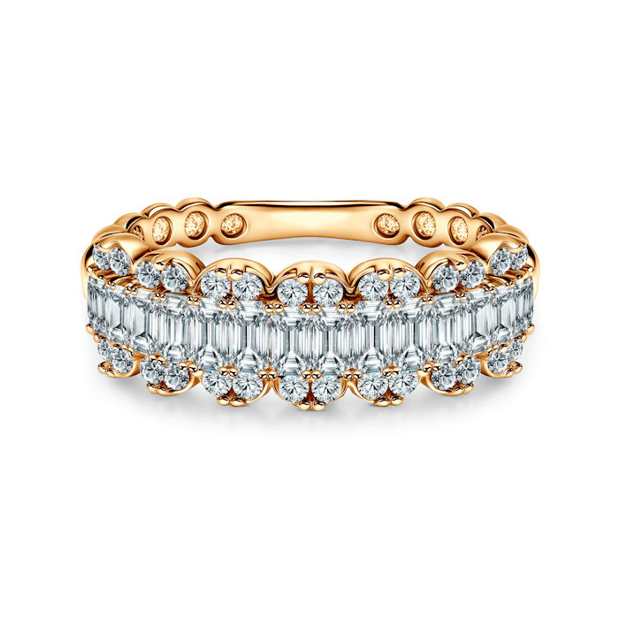 Pierścionek Savicki: złoto, cyrkonie