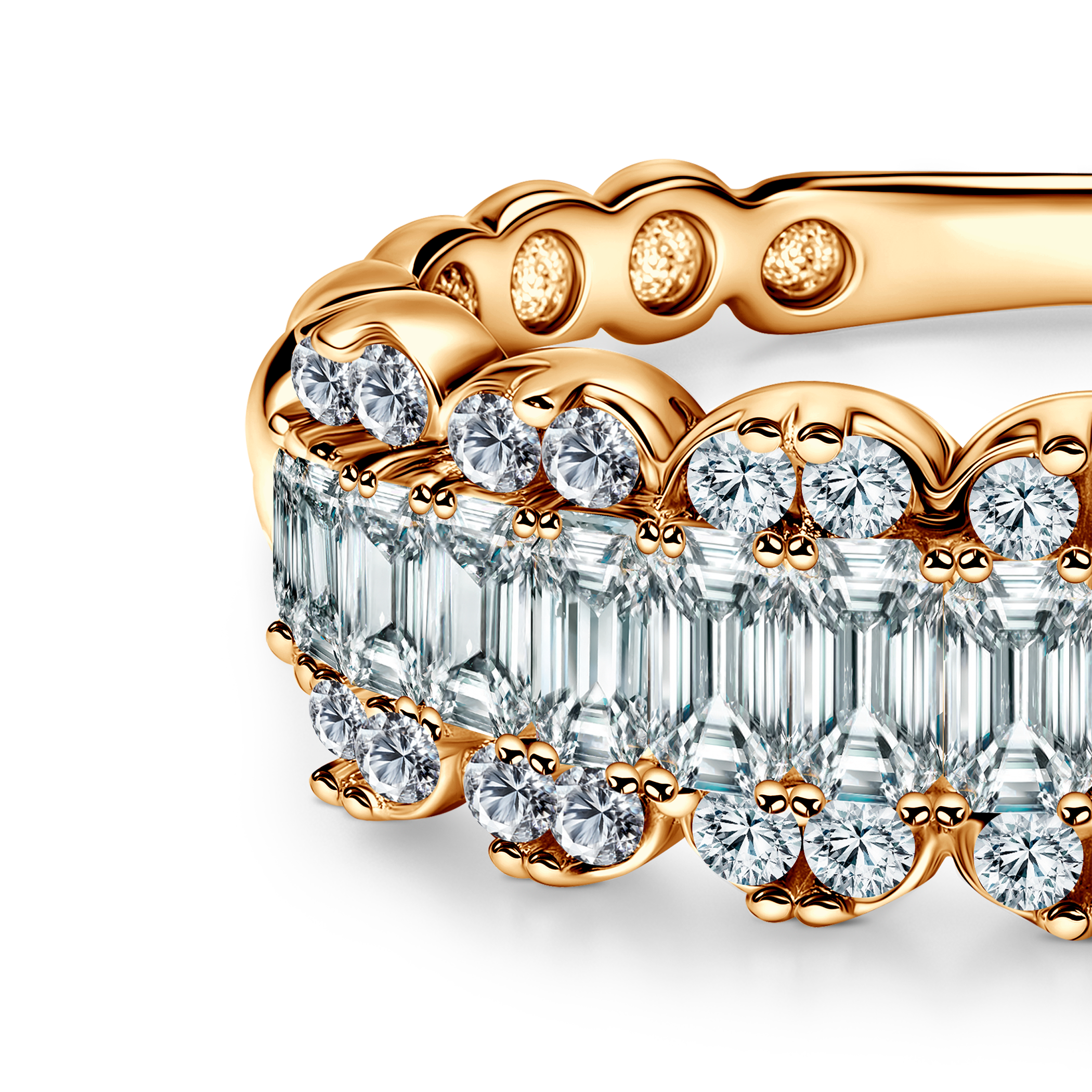 Pierścionek Savicki: złoto, cyrkonie - 3