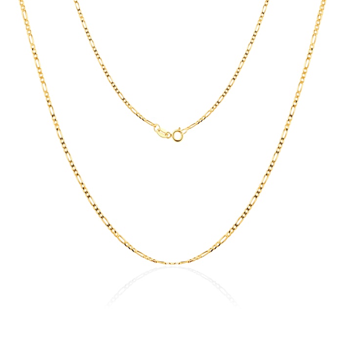 Łańcuszek Savicki 2,4mm: złoty 585, figaro