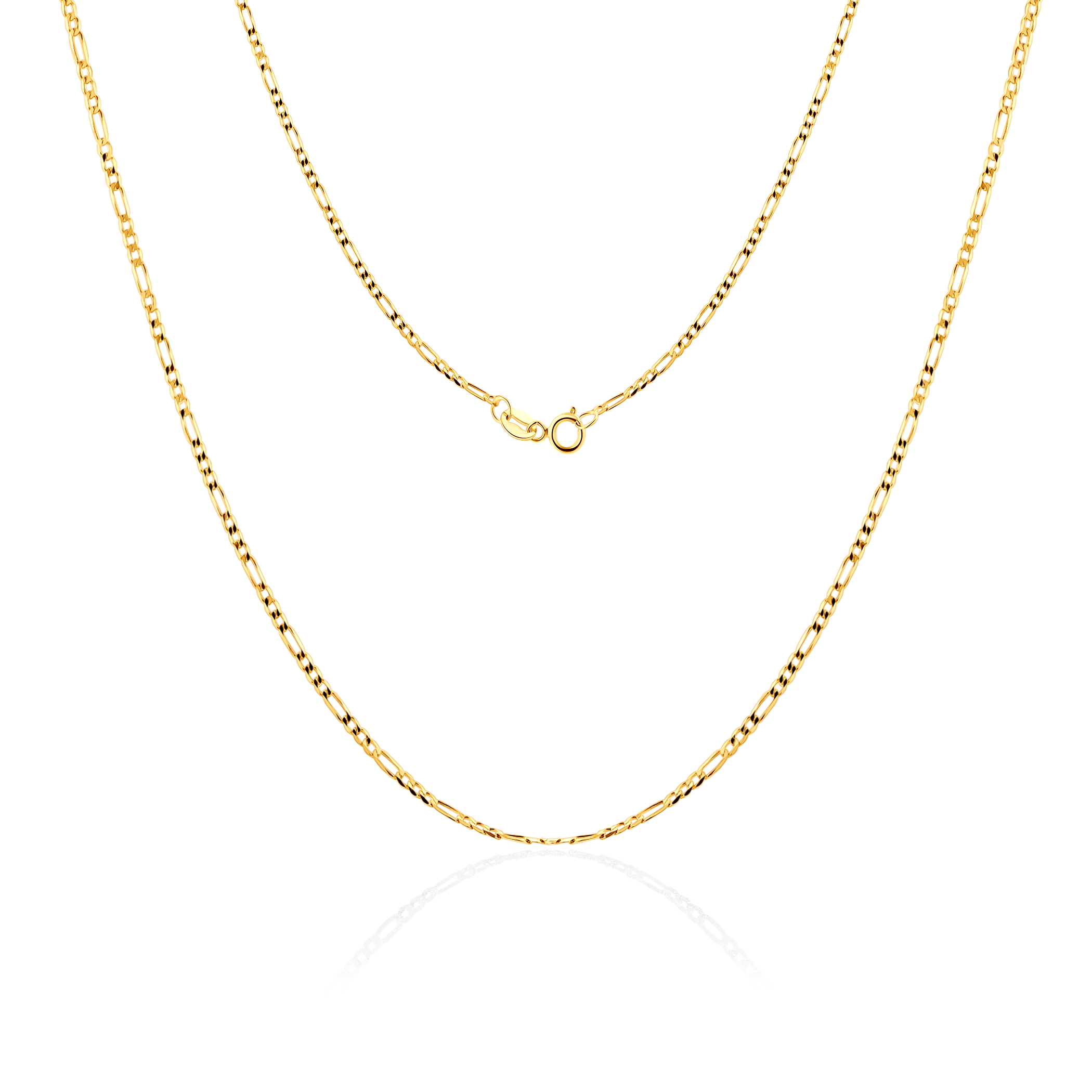 Kette SAVICKI 2,4 mm: Gold 585, Figarokette