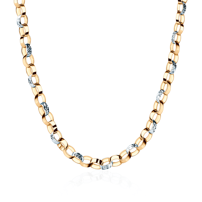 Chain SAVICKI: two-tone gold