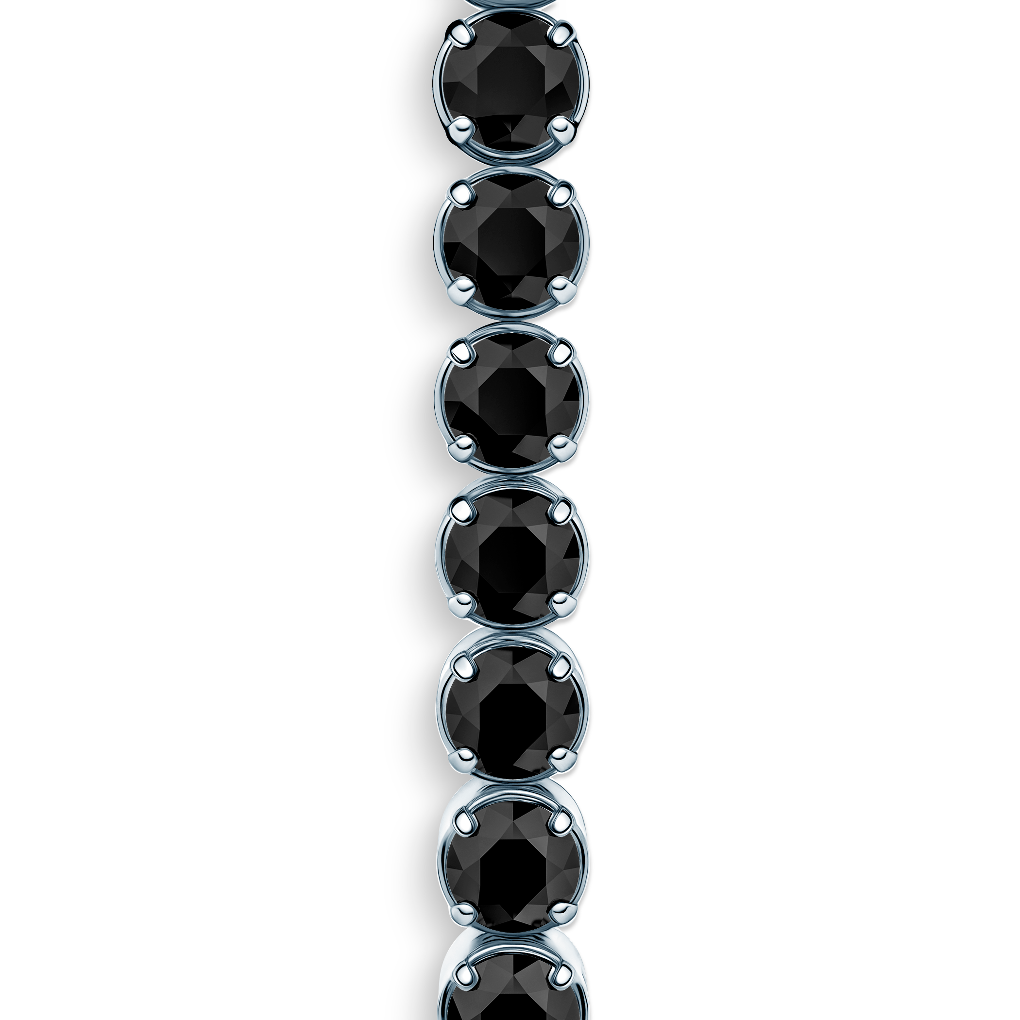 Bransoletka Luminy 2,1mm: białe złoto 585, cyrkonie