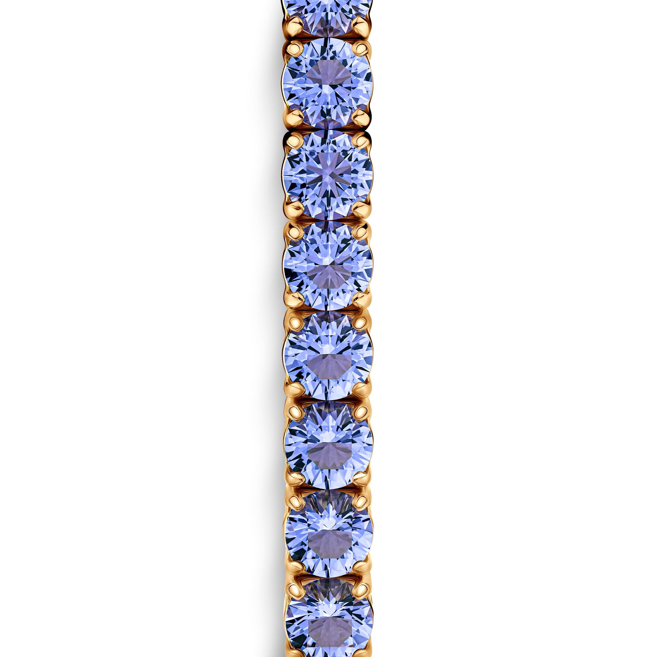 Bransoletka tenisowa SAVICKI 2,8mm: złota 585, cyrkonie 