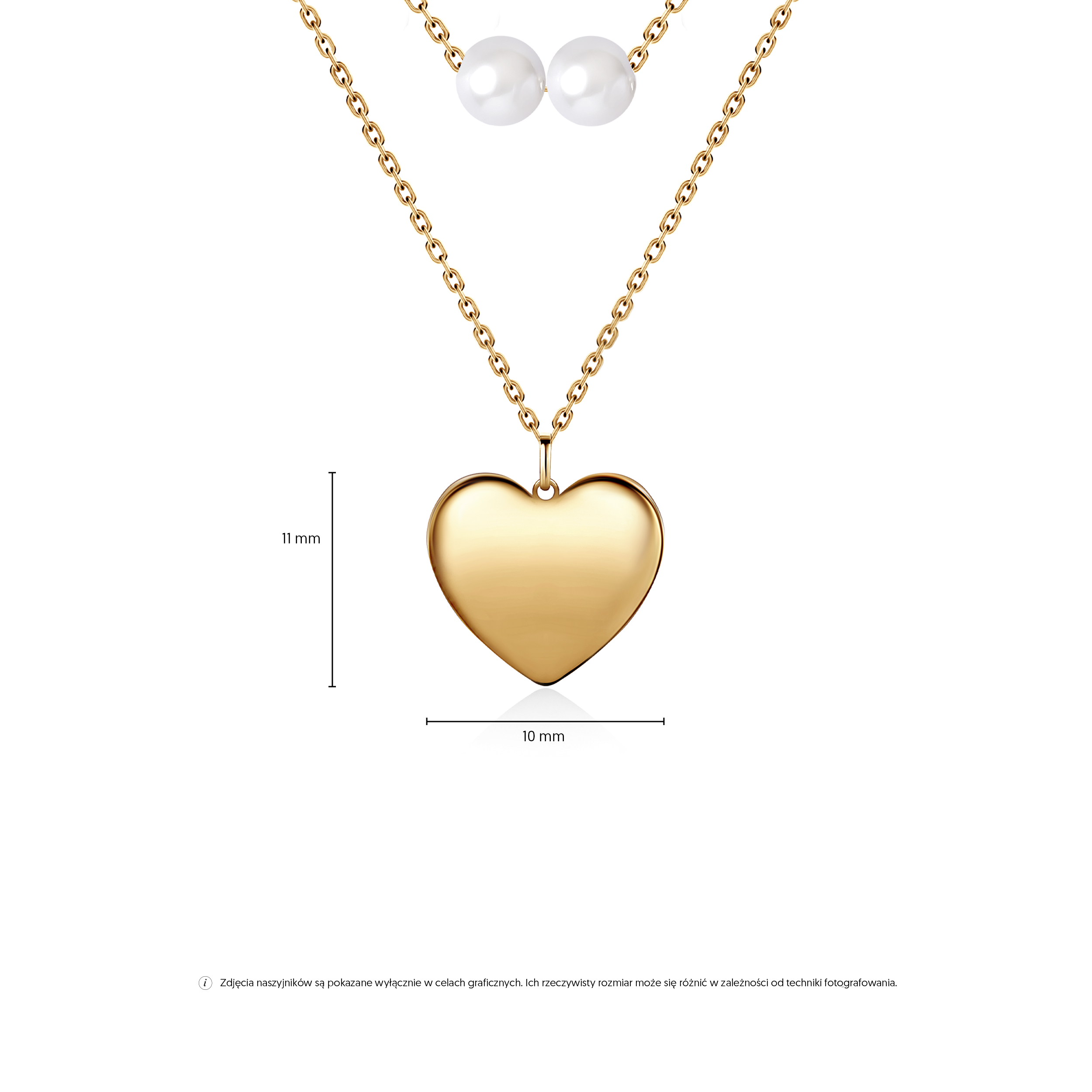 Kette Savicki Herz: Gold