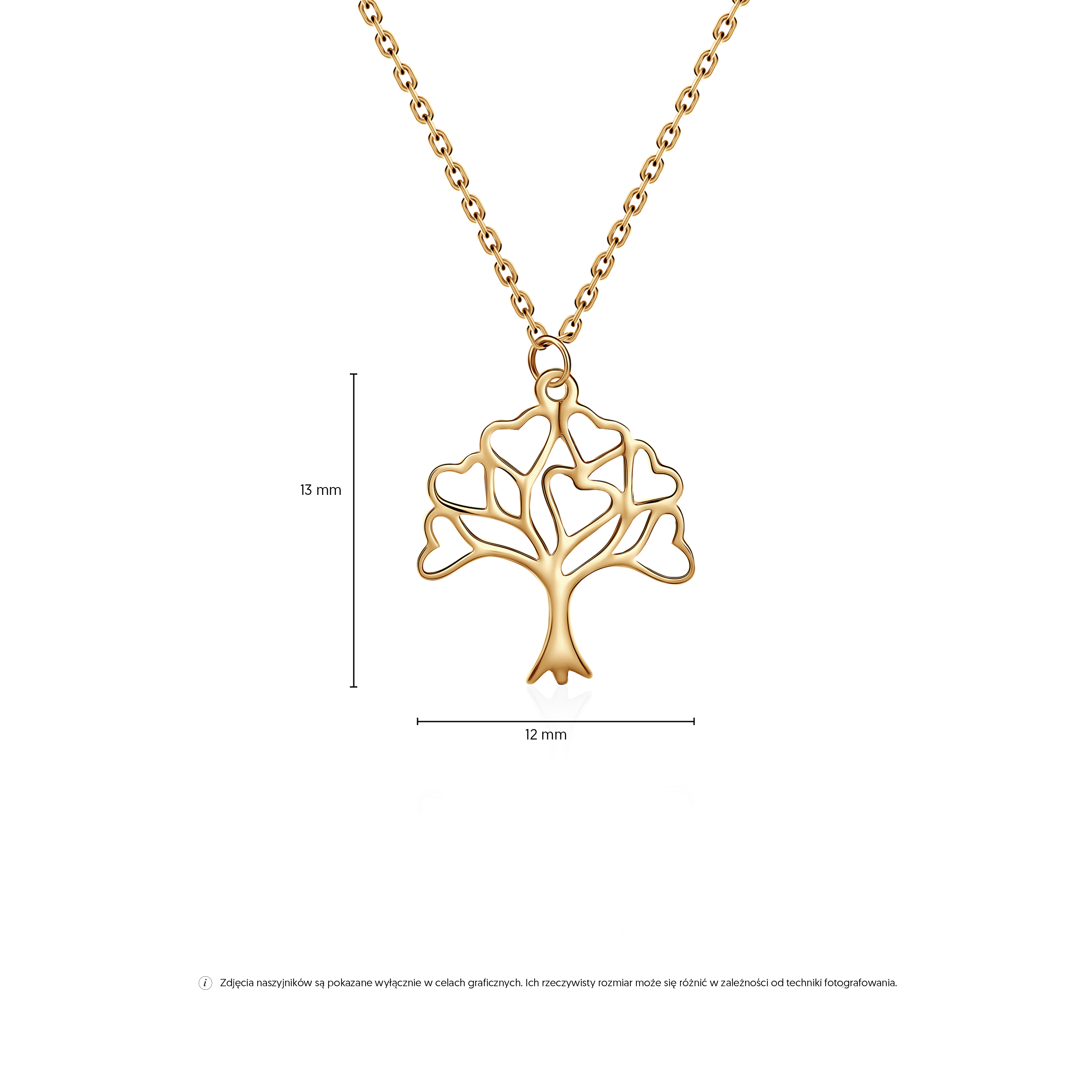 Kette Savicki Baum: Gold