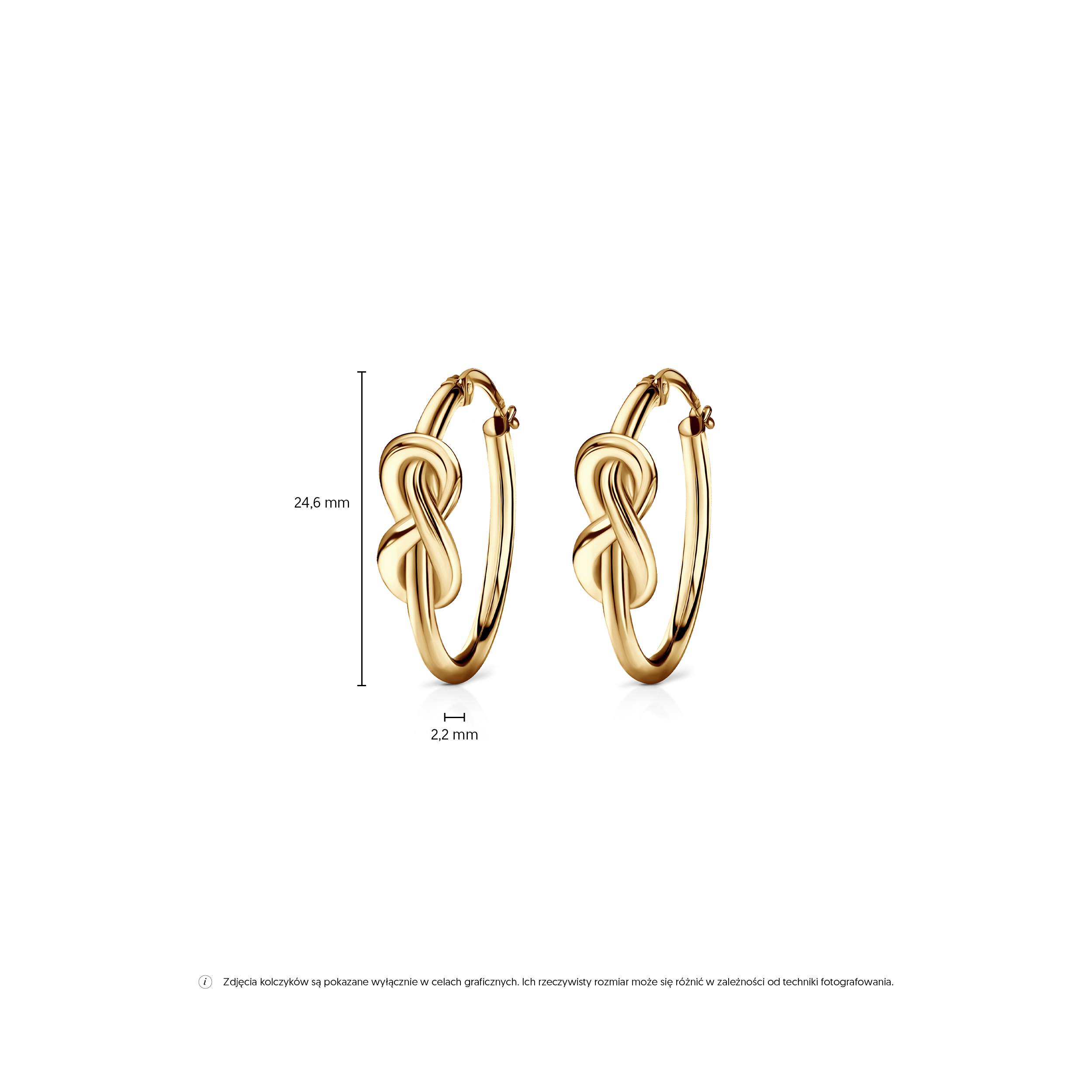 Kolczyki Savicki: złote