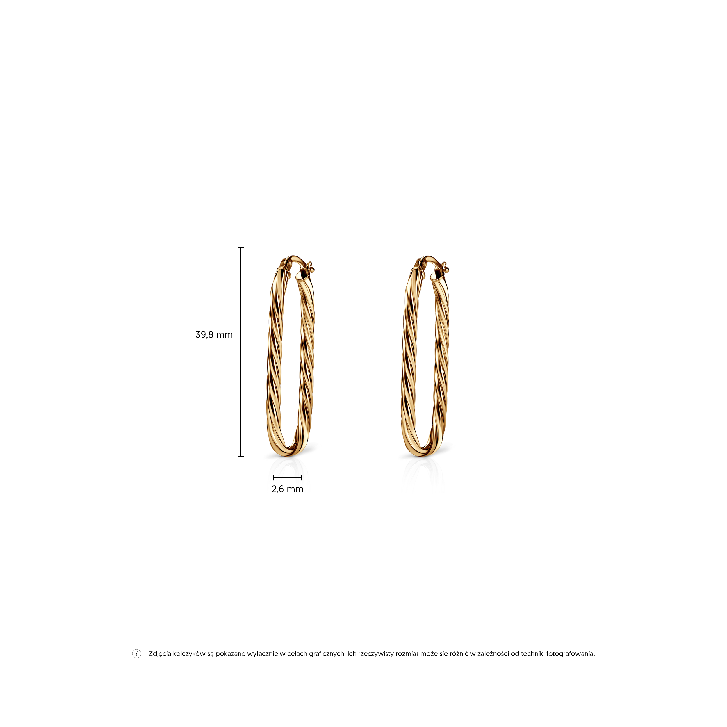 Kolczyki Savicki: złote