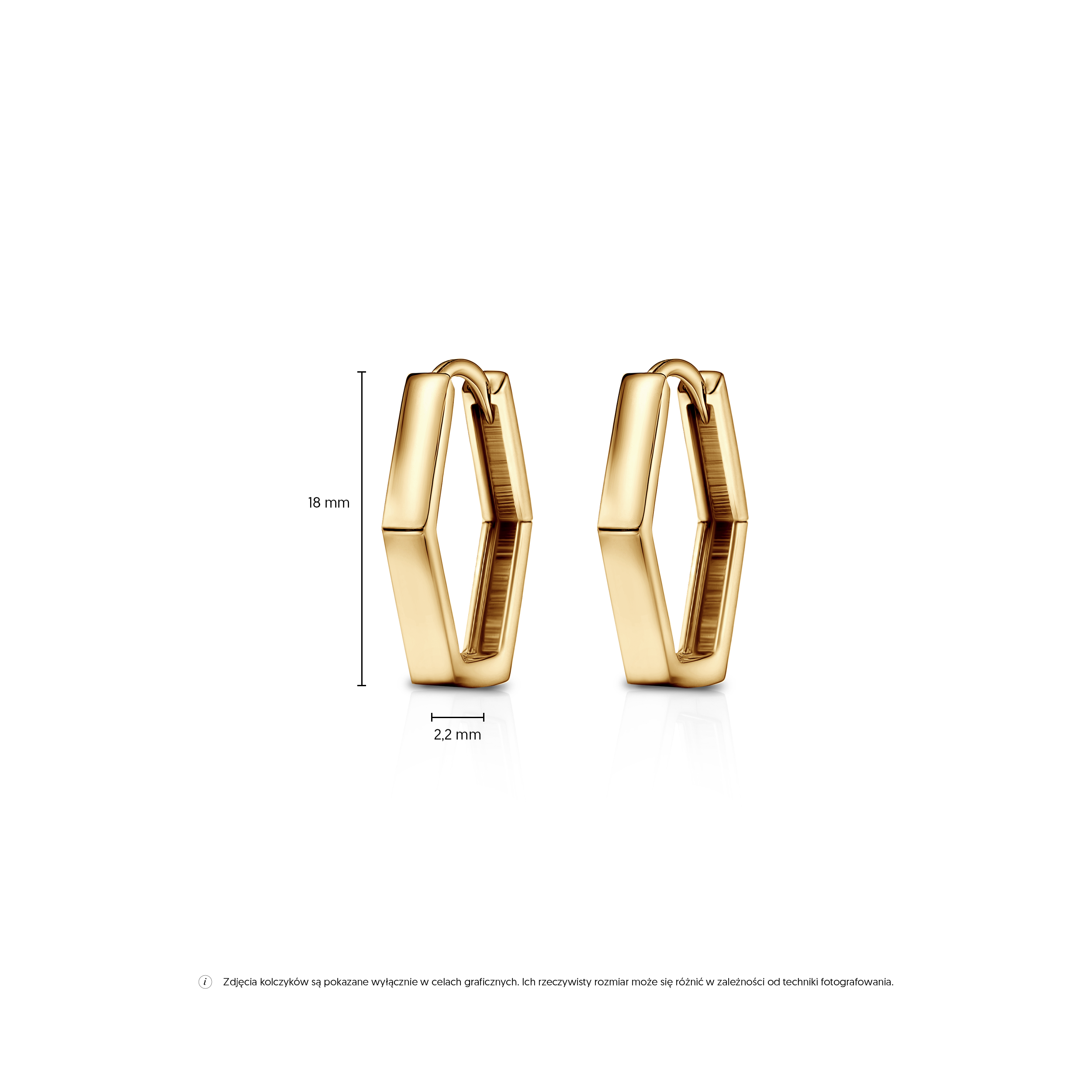 Kolczyki Savicki: złote