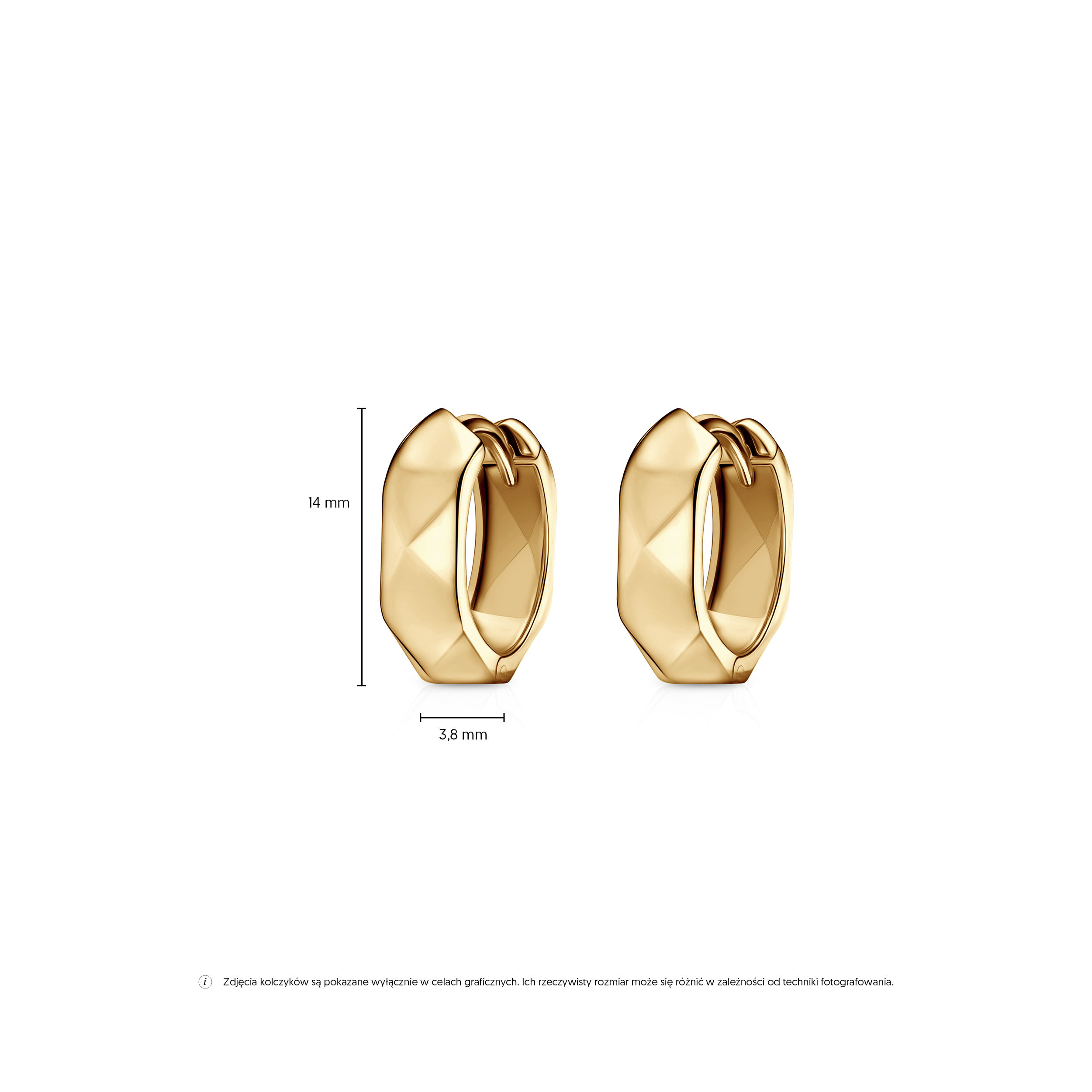 Kolczyki Savicki: złote