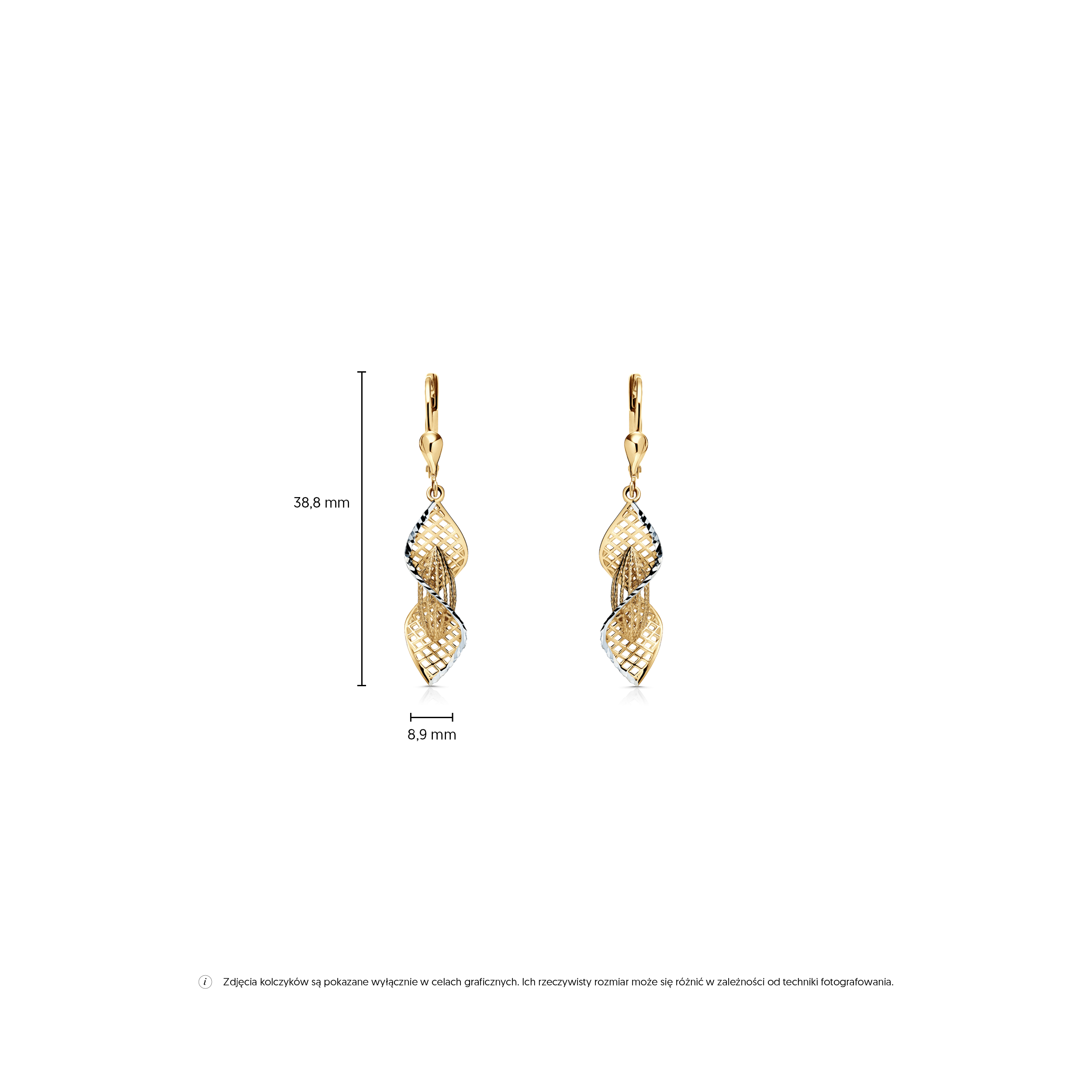 Ohrringe SAVICKI: Gelbgold