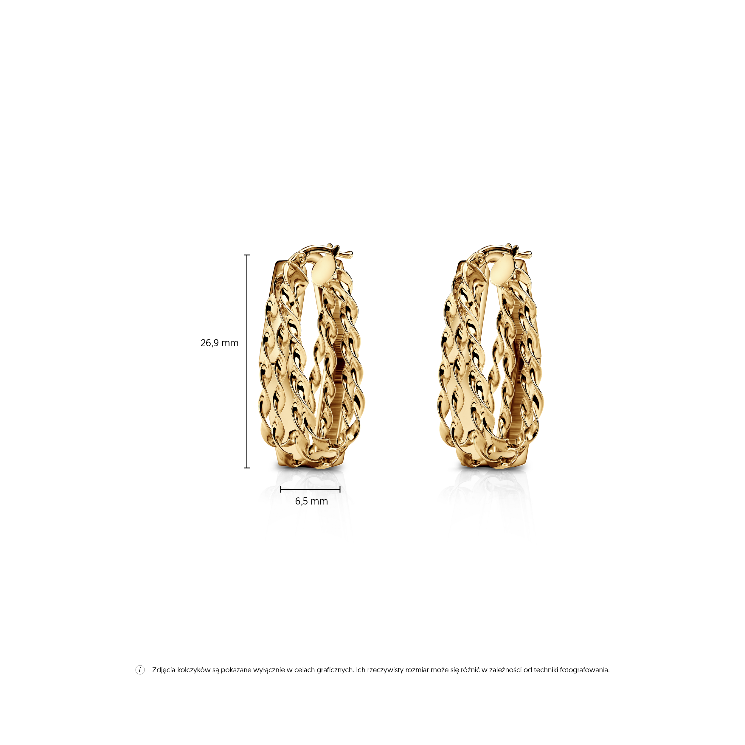 Kolczyki SAVICKI: złote