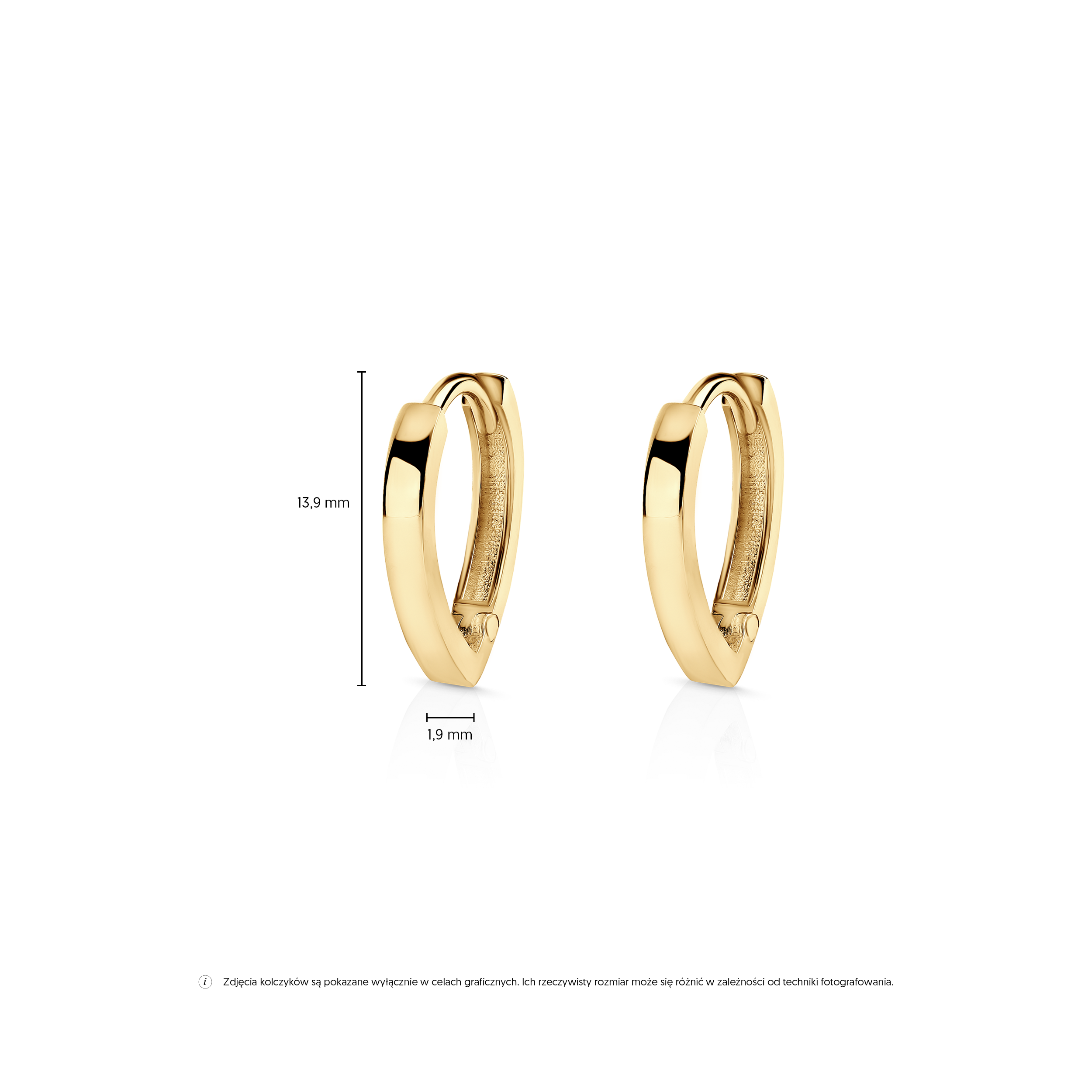 Kolczyki SAVICKI: złote