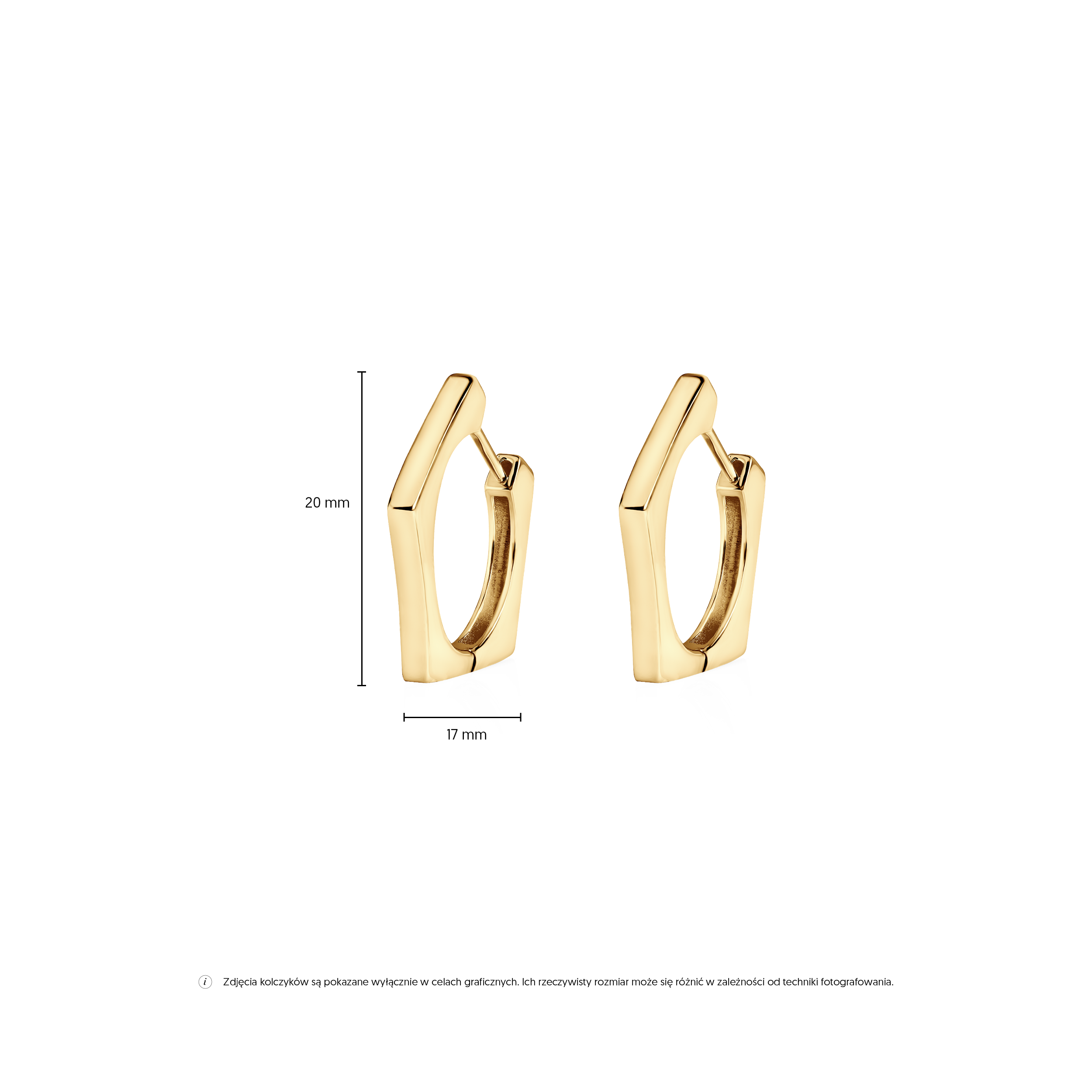 Kolczyki Savicki: złote