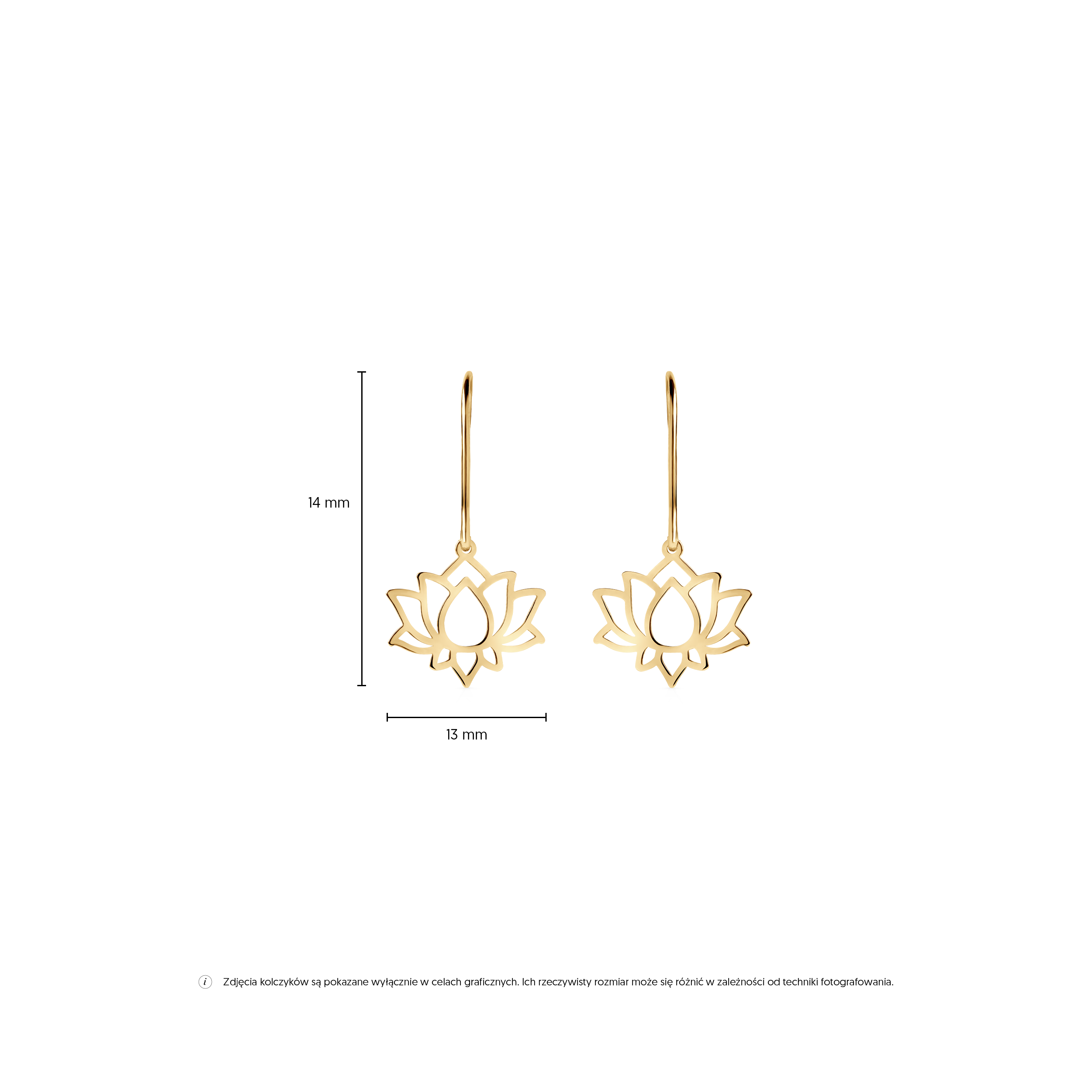 Ohrringe Savicki Lotos: Gold