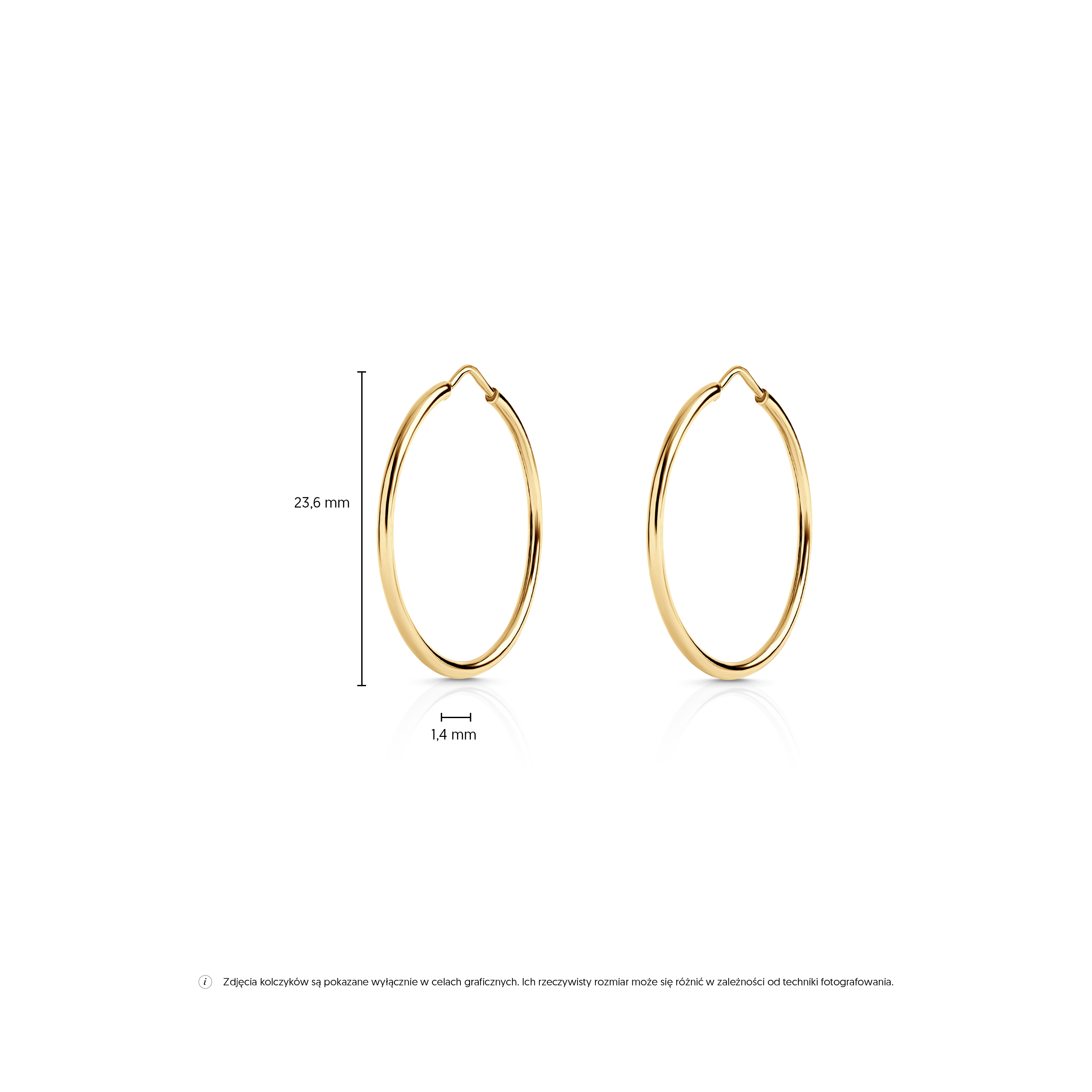 Ohrringe SAVICKI: Gelbgold