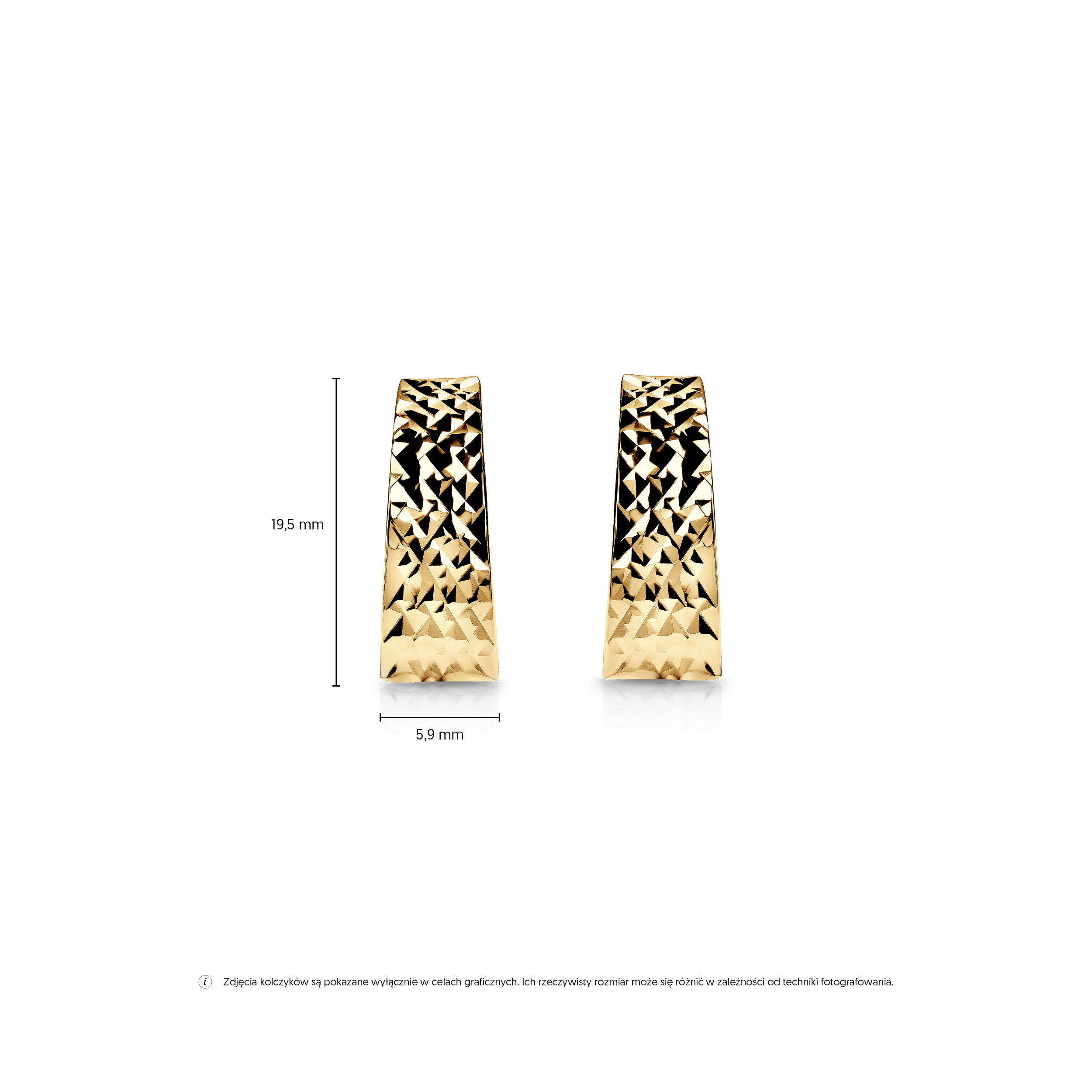 Kolczyki SAVICKI: złote