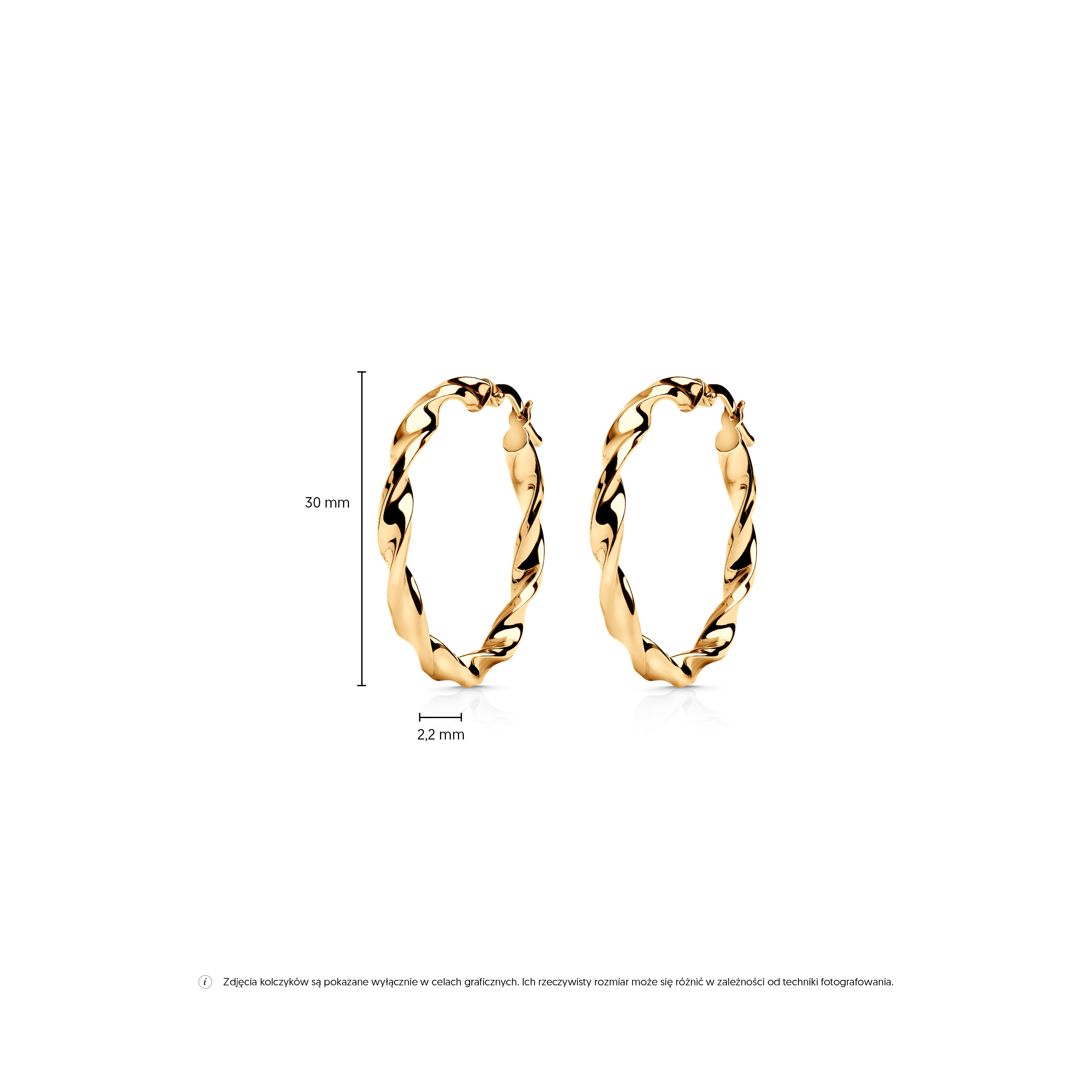 Kolczyki SAVICKI: złote