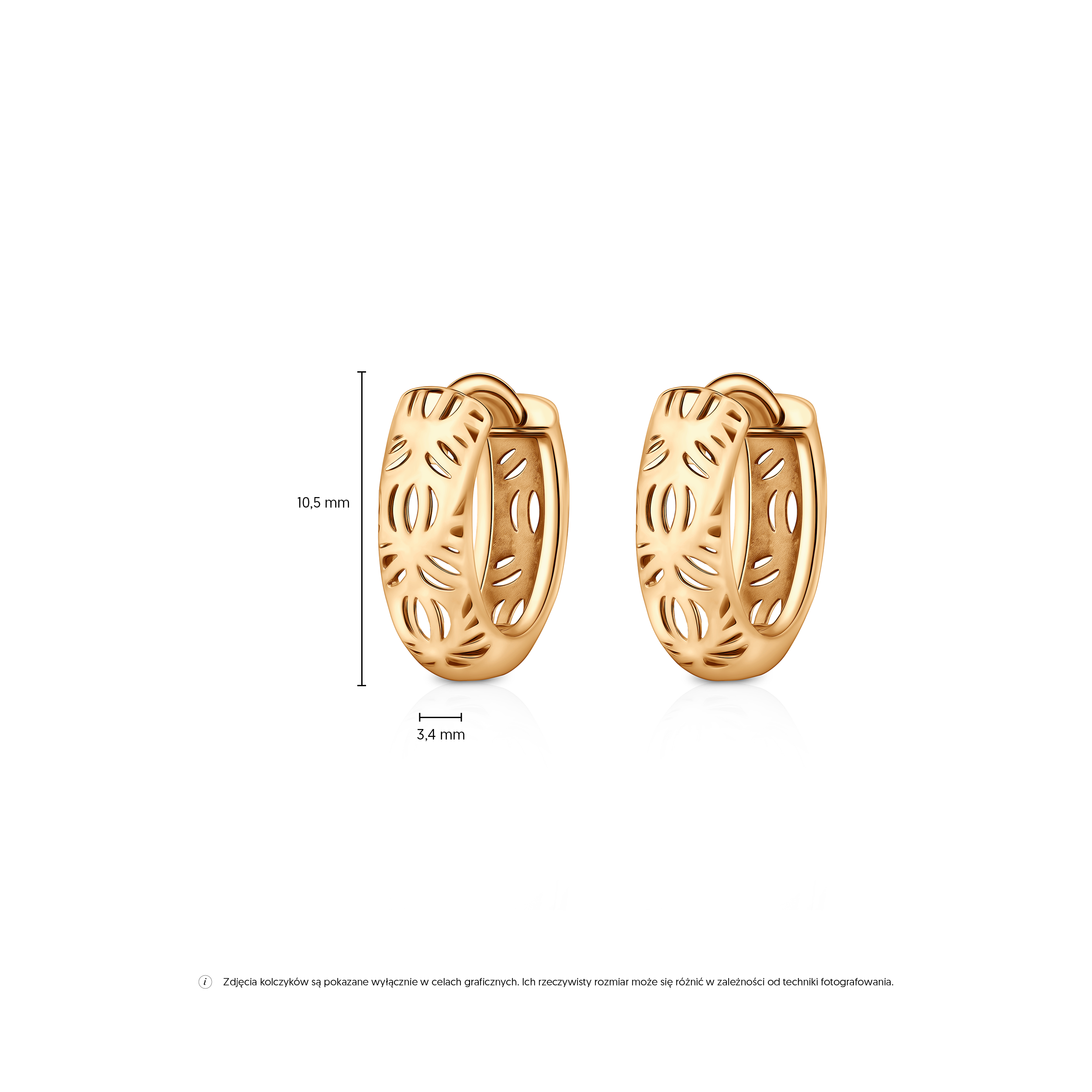 Kolczyki Savicki: złote