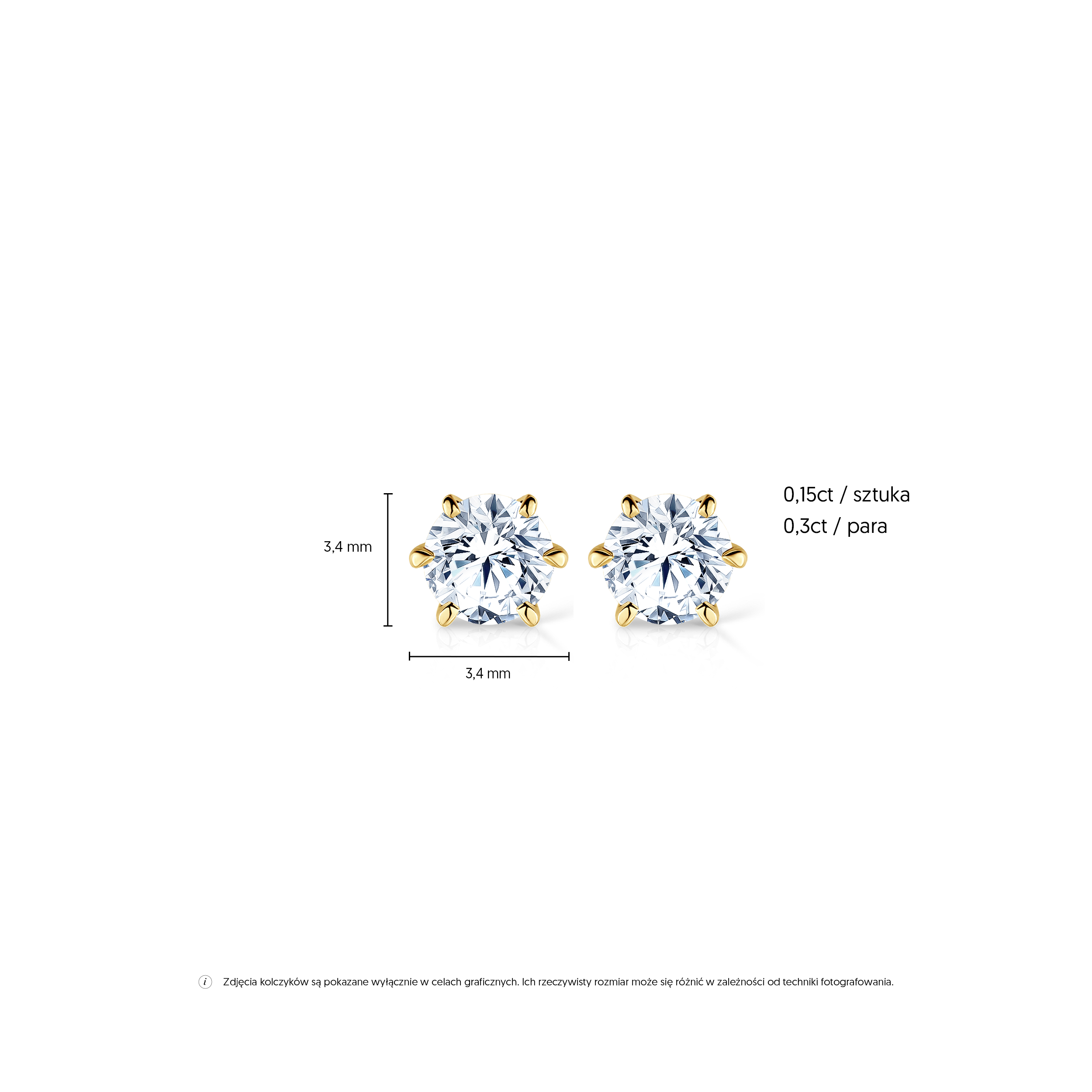 Kolczyki SAVICKI: złote, diamenty