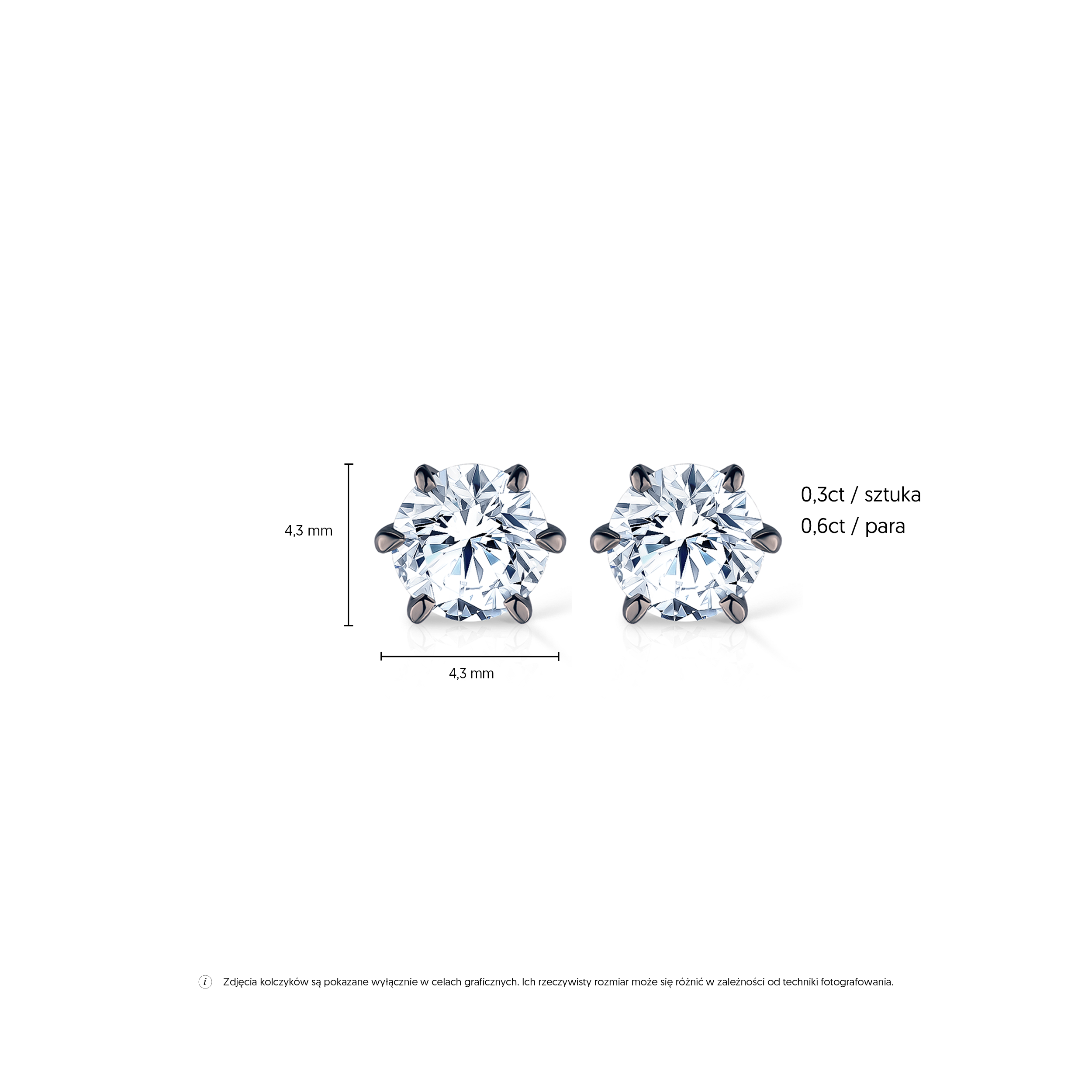 Kolczyki SAVICKI: czarne złoto, diamenty