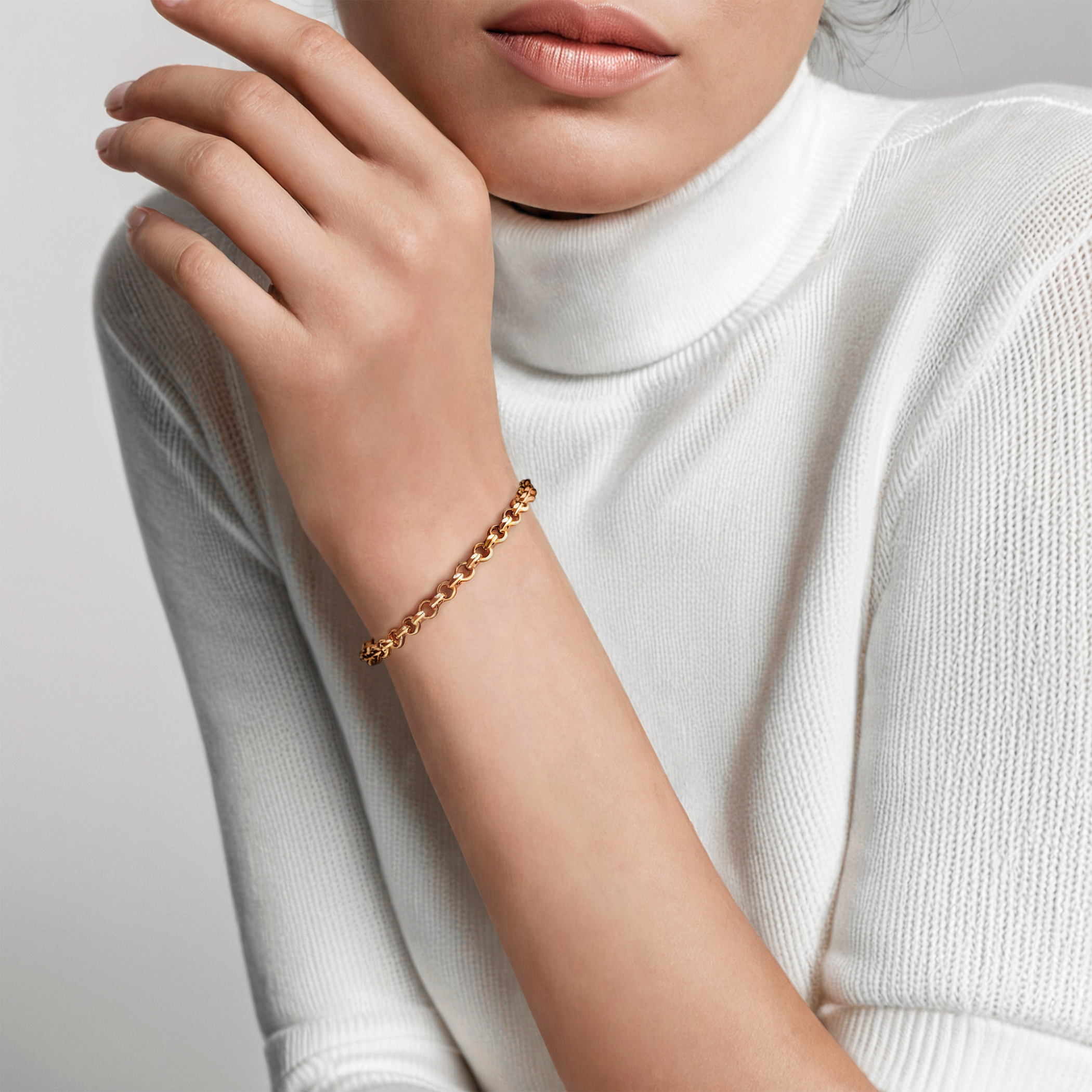 Bransoletka Savicki 5,0mm: złota 585