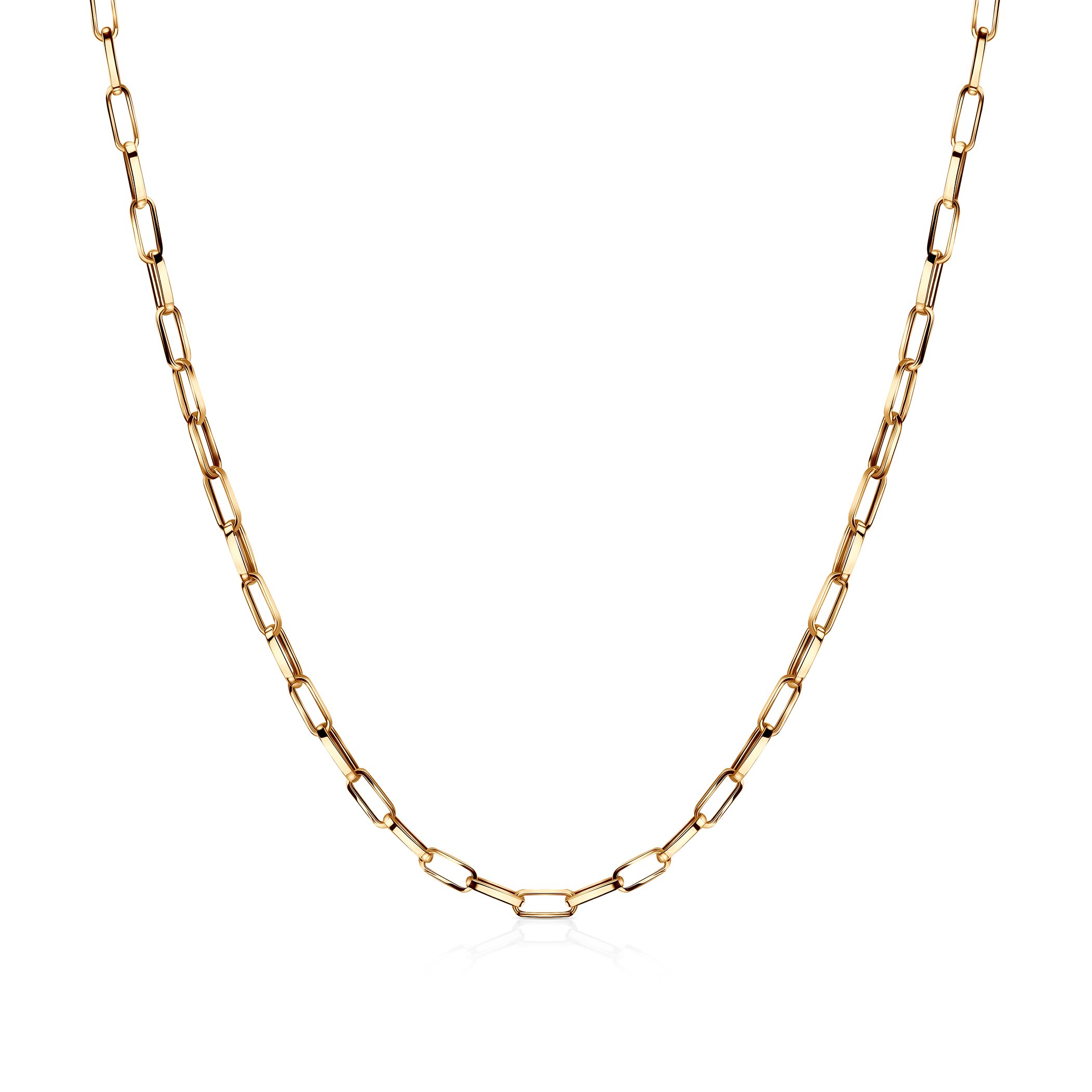 Kette Savicki 2,8 mm: Gold 585, "Paper-clip"