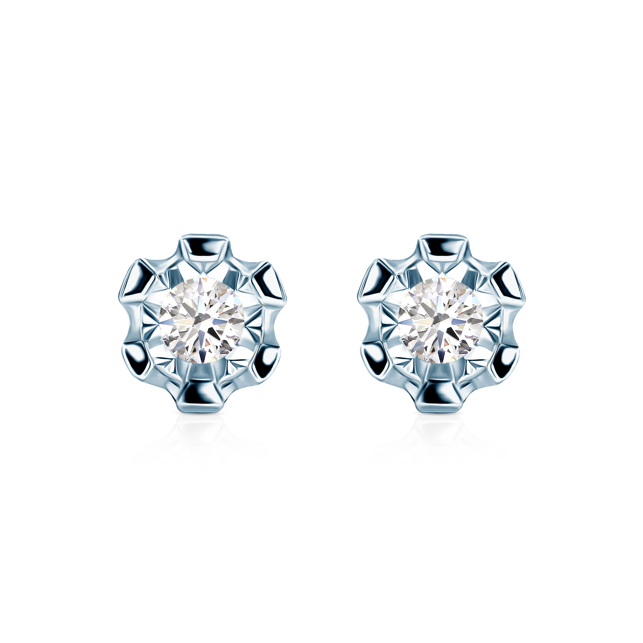 SAVICKI Earrings: gold, diamonds