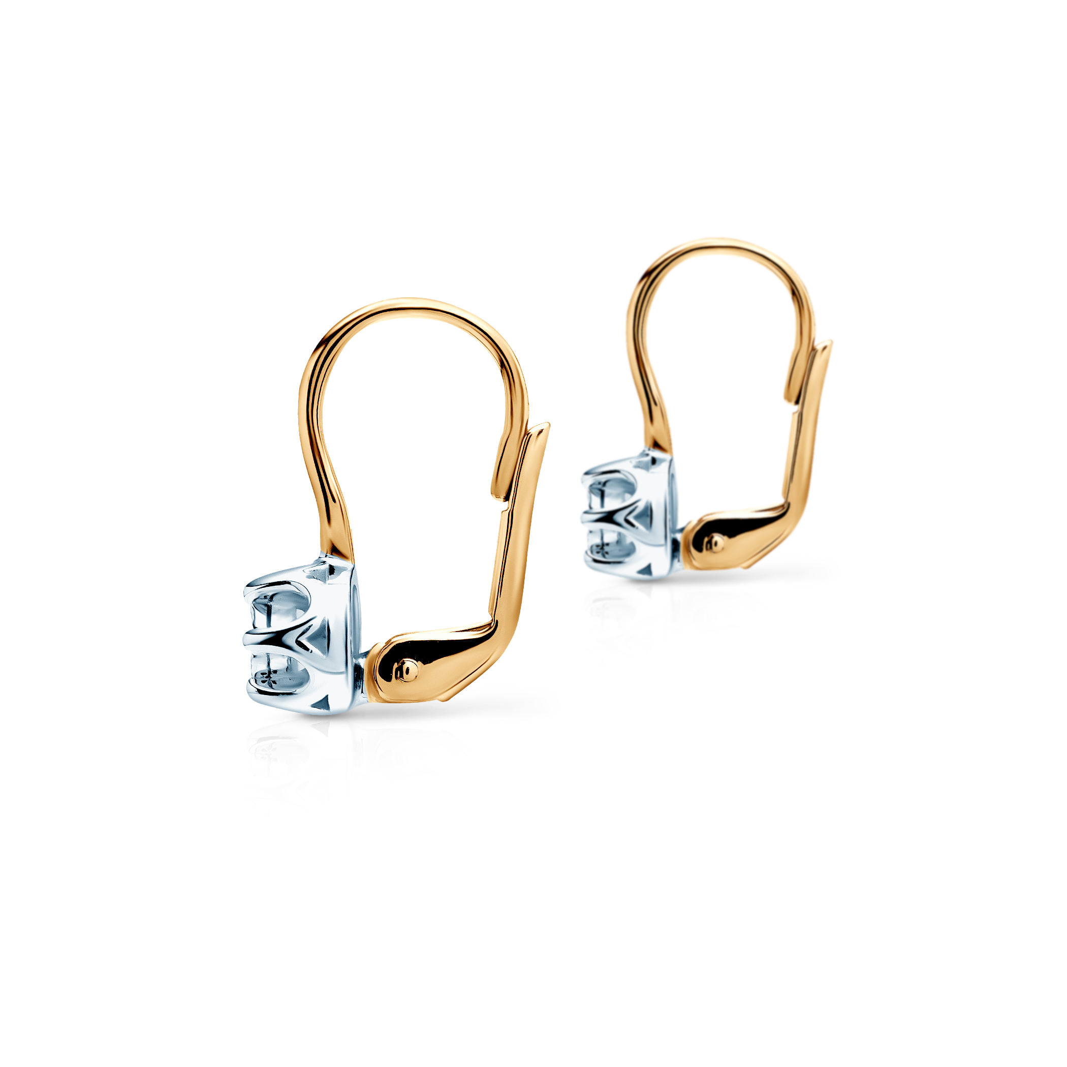 Kolczyki Savicki: złote, diamenty