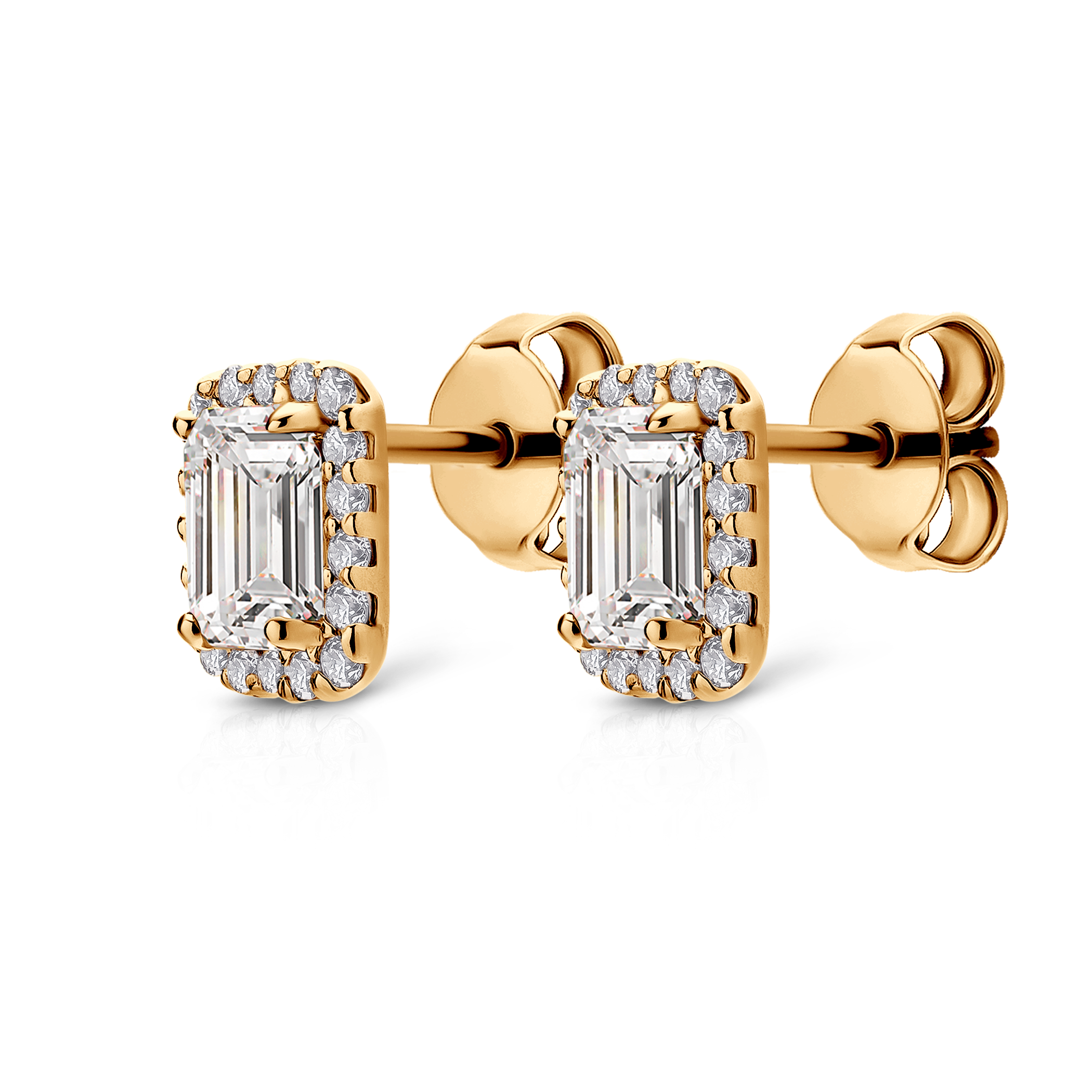 Kolczyki Savicki: złote, cyrkonie