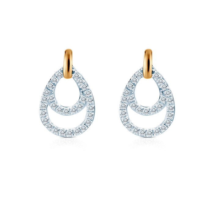 SAVICKI earrings: gold, diamonds