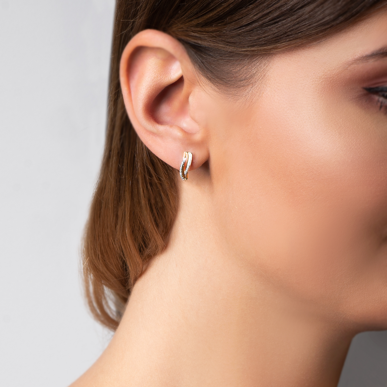 Ohrringe Savicki: Gold, Diamanten - 6